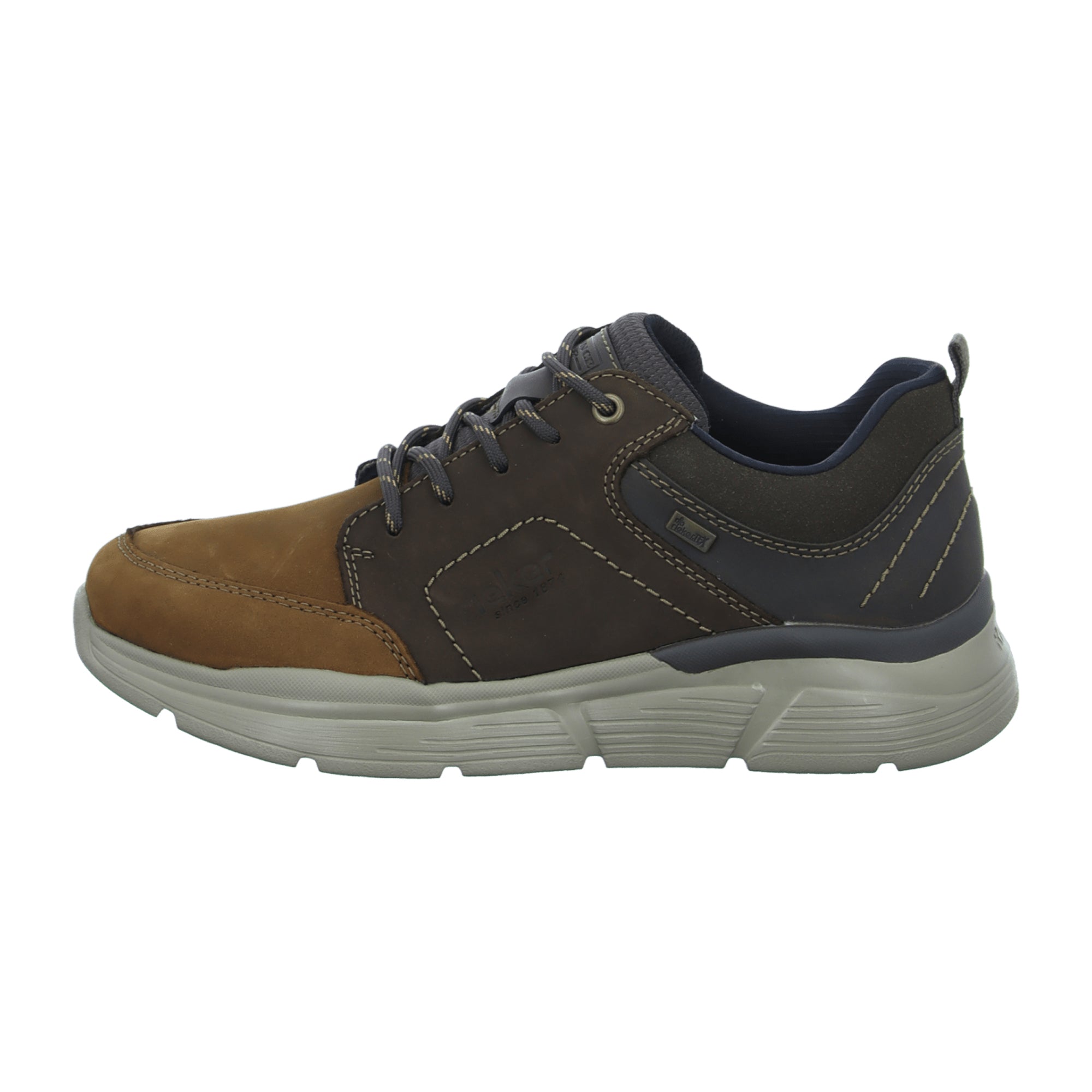 Rieker Brown Men's Casual Shoes with Water-Resistant and Breathable Membrane