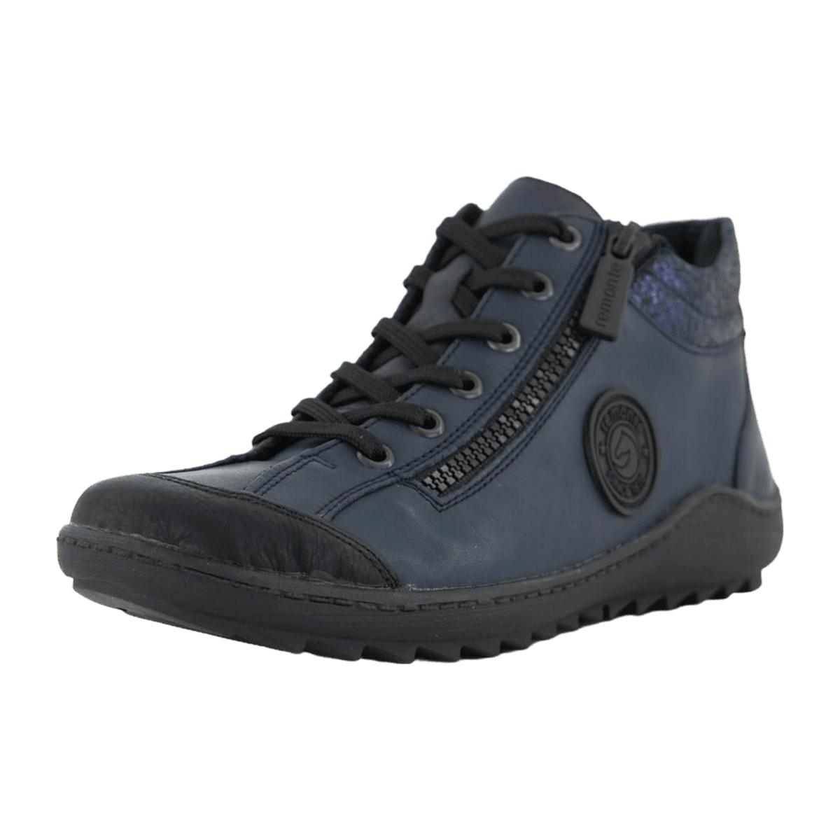 Remonte Women's Ankle Boots R1477-15 Blue Leather - Lightweight Flexible