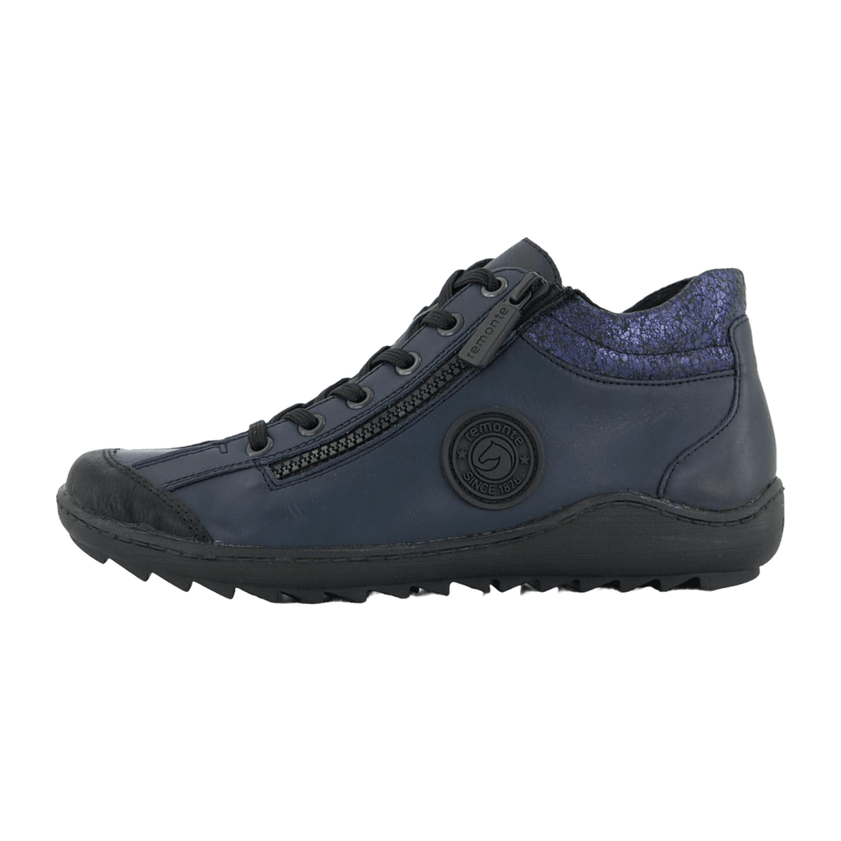 Remonte Women's Ankle Boots R1477-15 Blue Leather - Lightweight Flexible