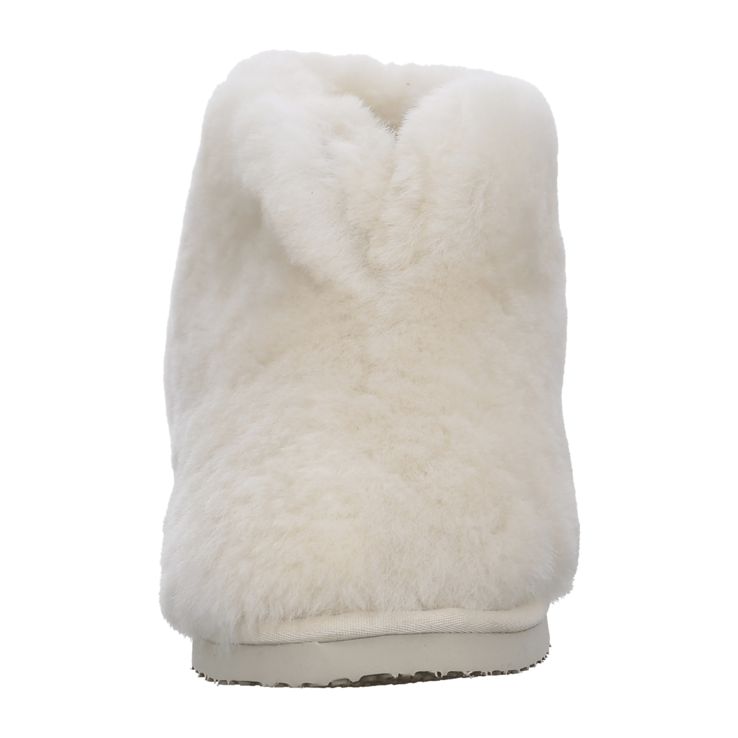 ARA Cosy Women's Slipper in White with Soft Fur, Plush Lining and Round Toe - Bartel-Shop
