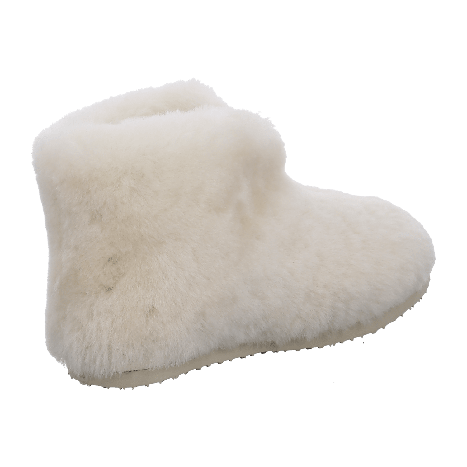 ARA Cosy Women's Slipper in White with Soft Fur, Plush Lining and Round Toe - Bartel-Shop