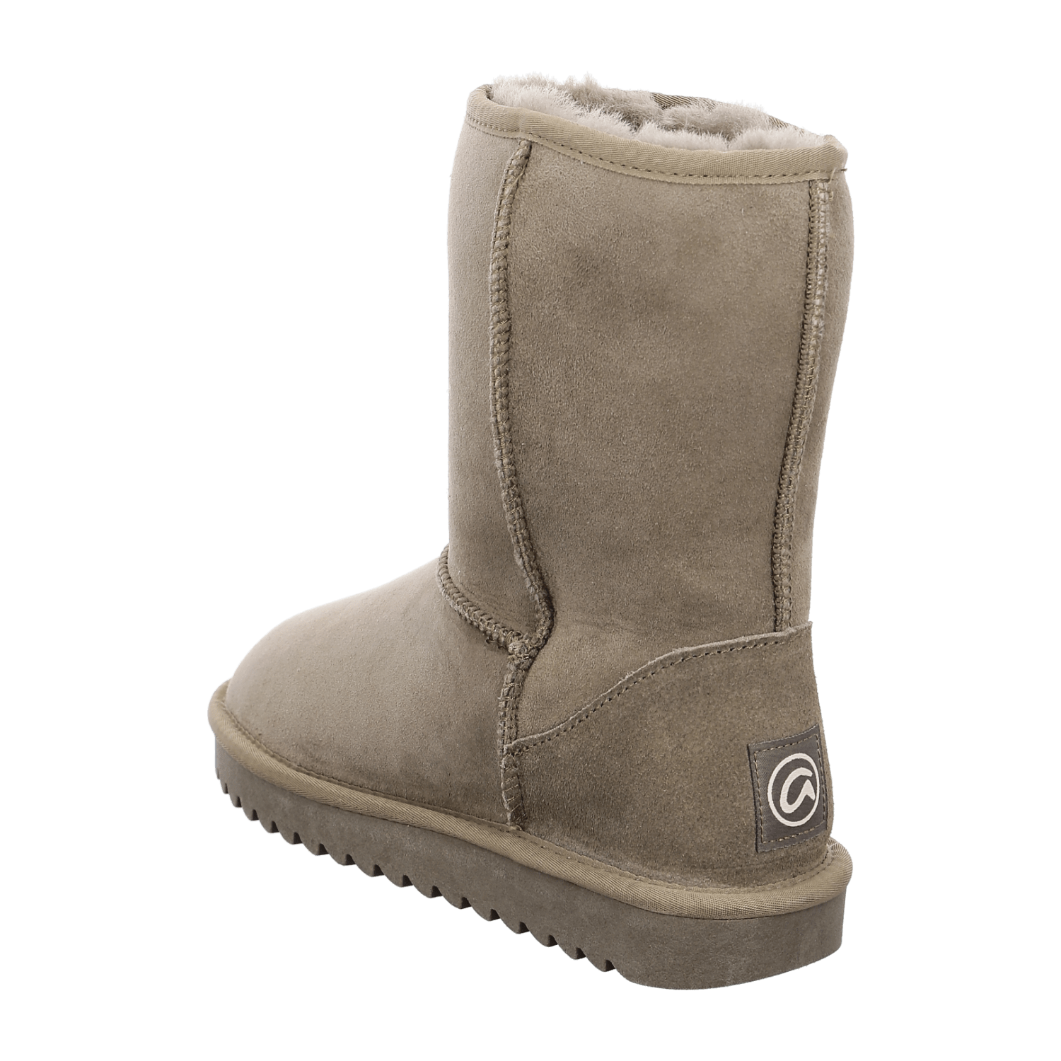 ARA ALASKA Women's Slip-On Bootie in Suede Leather with Wool Lining in Beige Modern Style with Round Toe - Bartel-Shop
