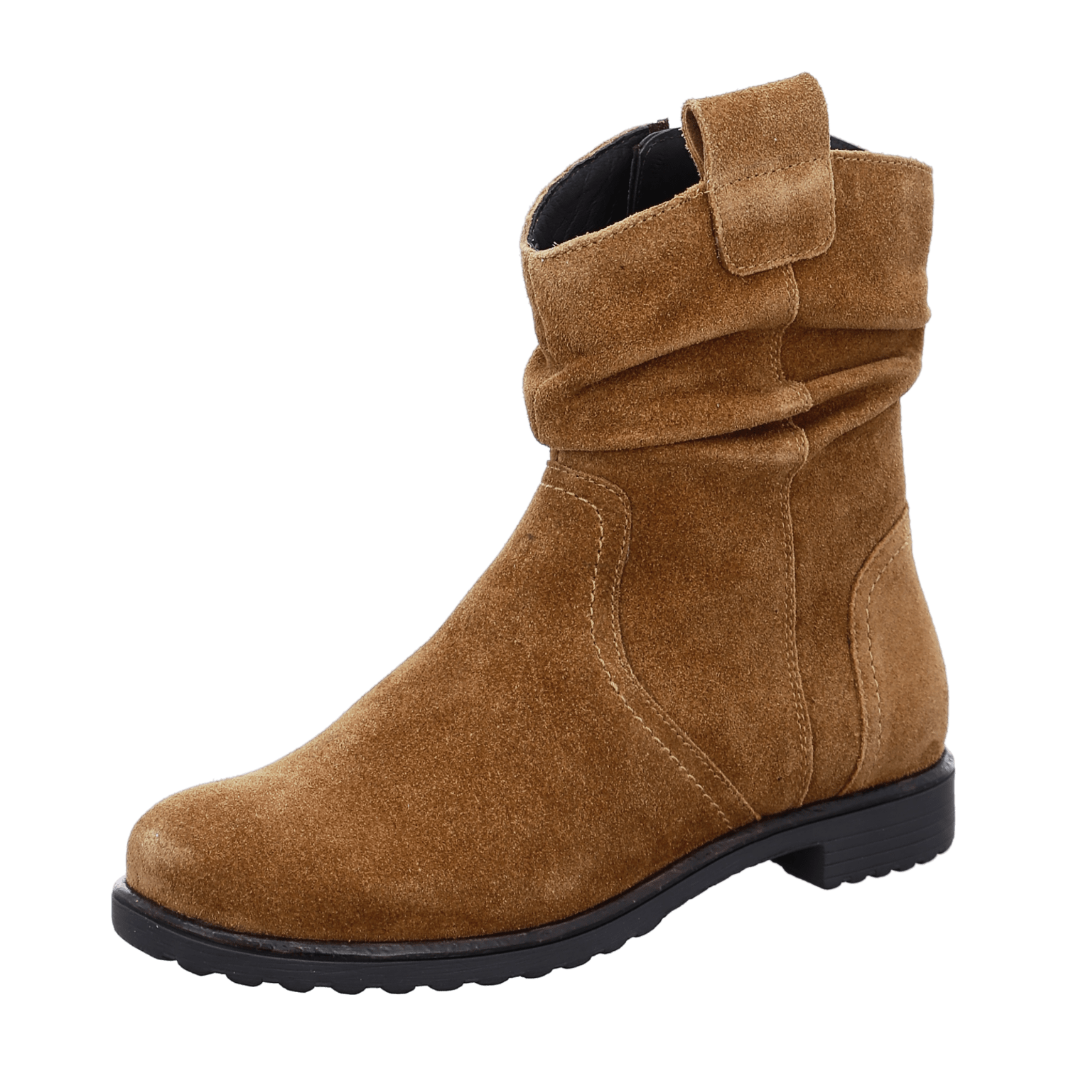 ARA LIVERPOOL Women's Slip-On Suede Shoes in Brown with Round Toe