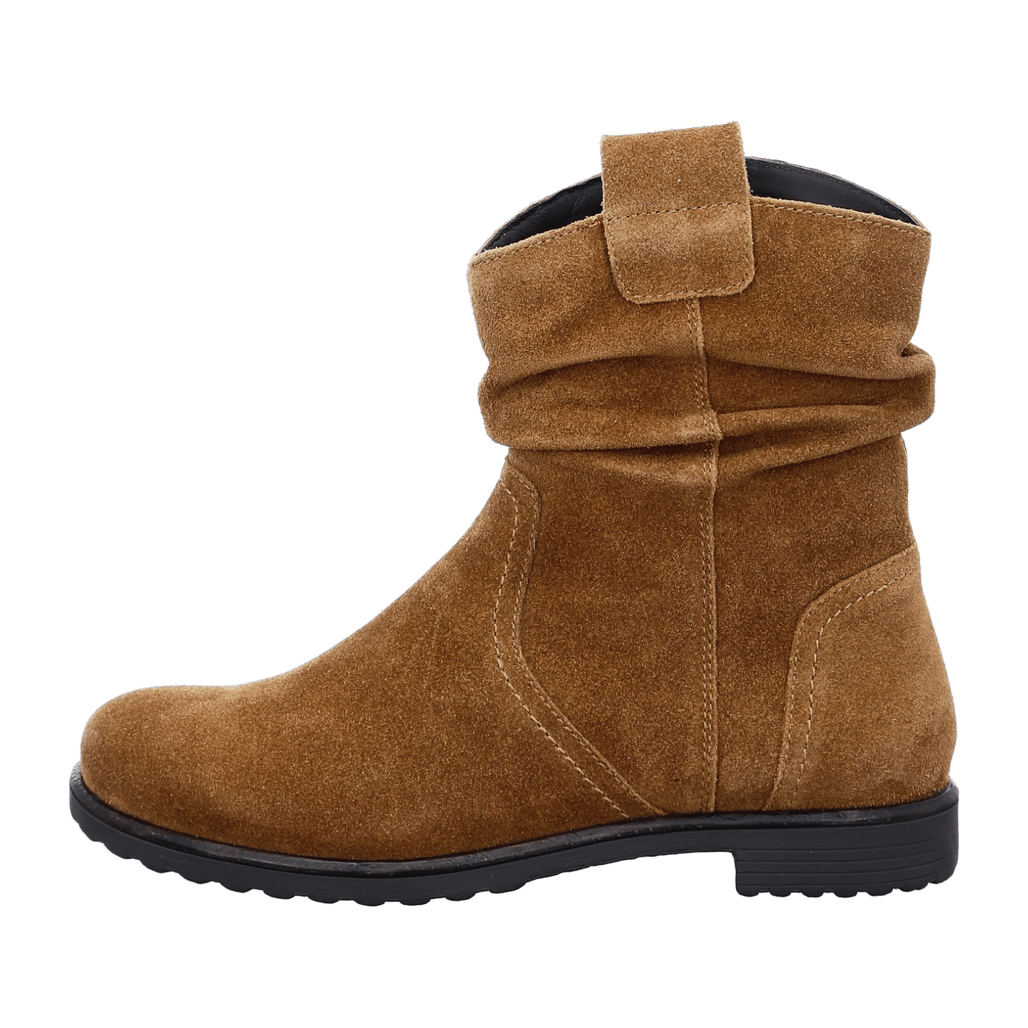 ARA LIVERPOOL Women's Slip-On Suede Shoes in Brown with Round Toe