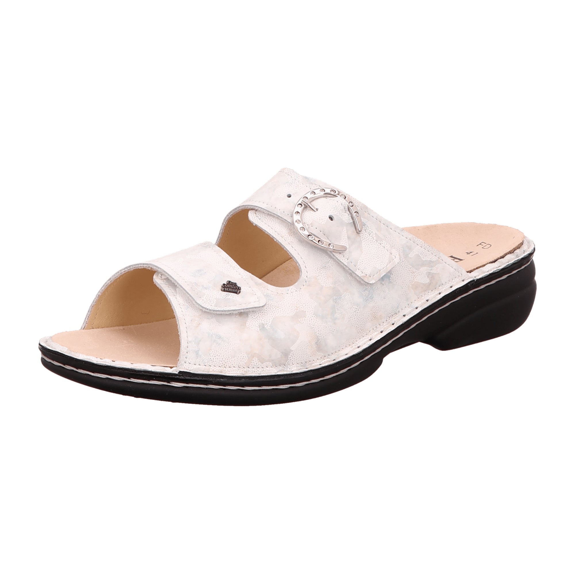 Finn Comfort Mumbai Clas Women's Sandals - Elegant White Comfort Footwear