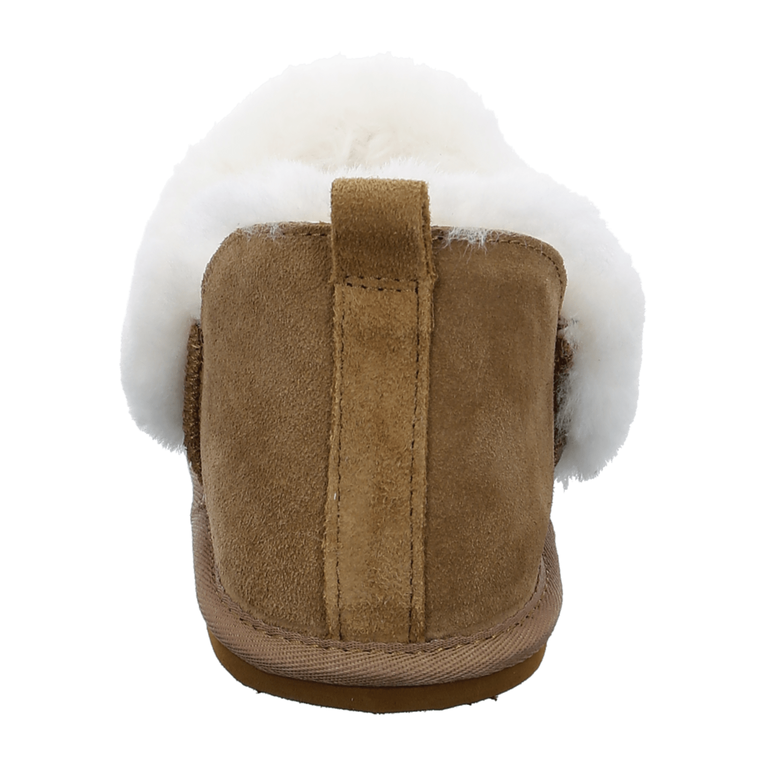 ARA Cosy Women's Slipper in Brown Velour Leather with Fur Lining and Round Toe
