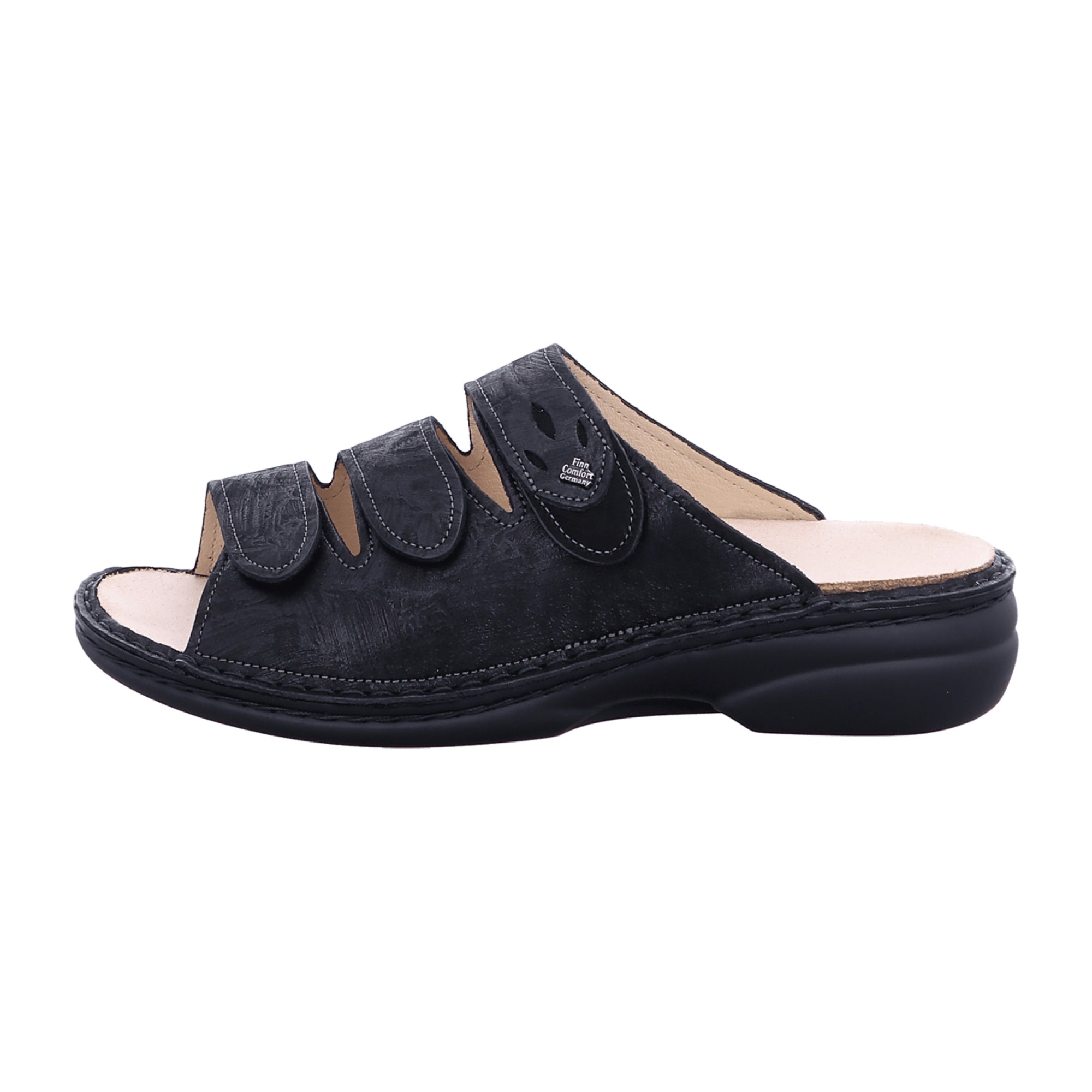 Finn Comfort KOS Classic Women's Black Sandals - Stylish & Comfortable