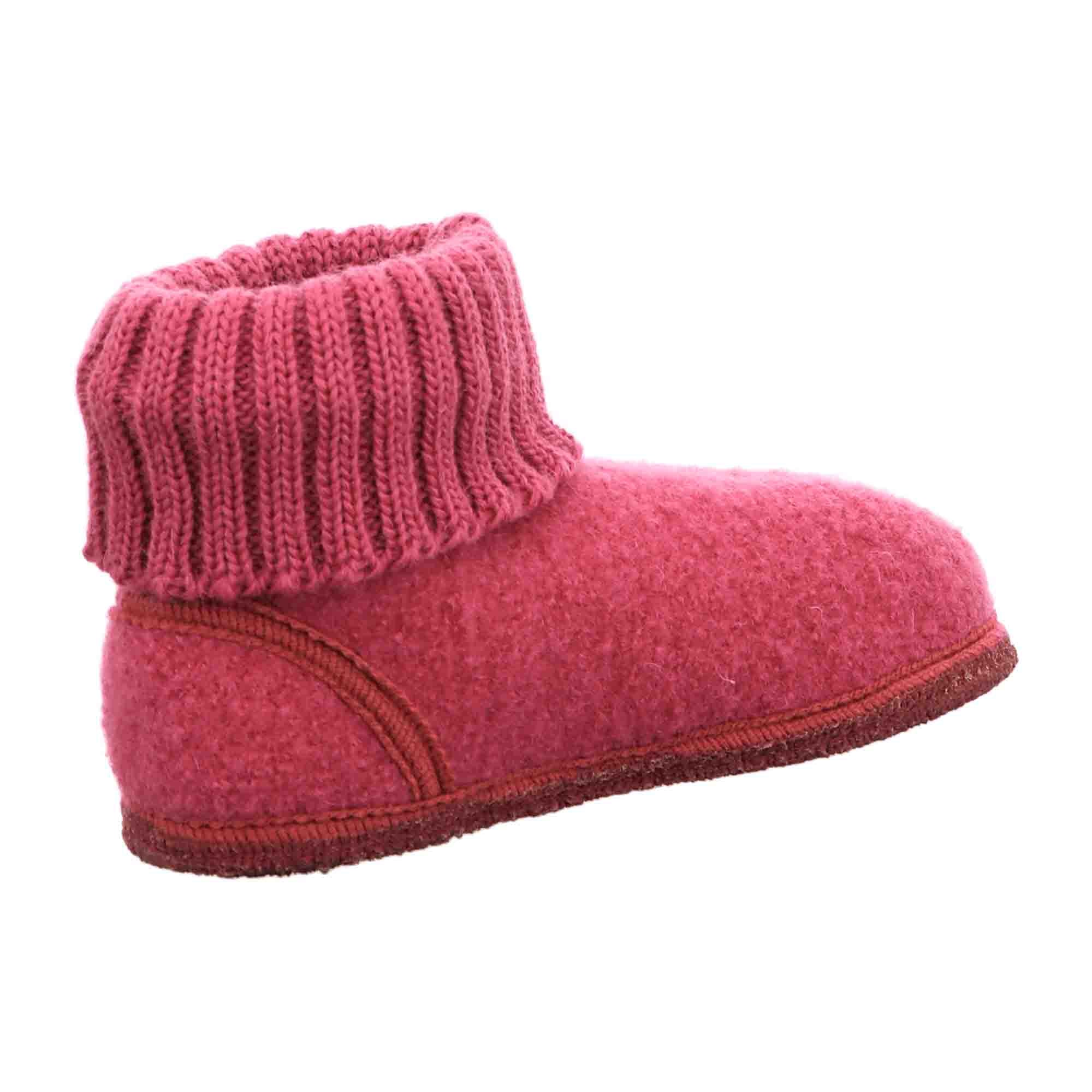 Haflinger Karl Women’s Pink Slipper - Cozy & Durable House Shoes