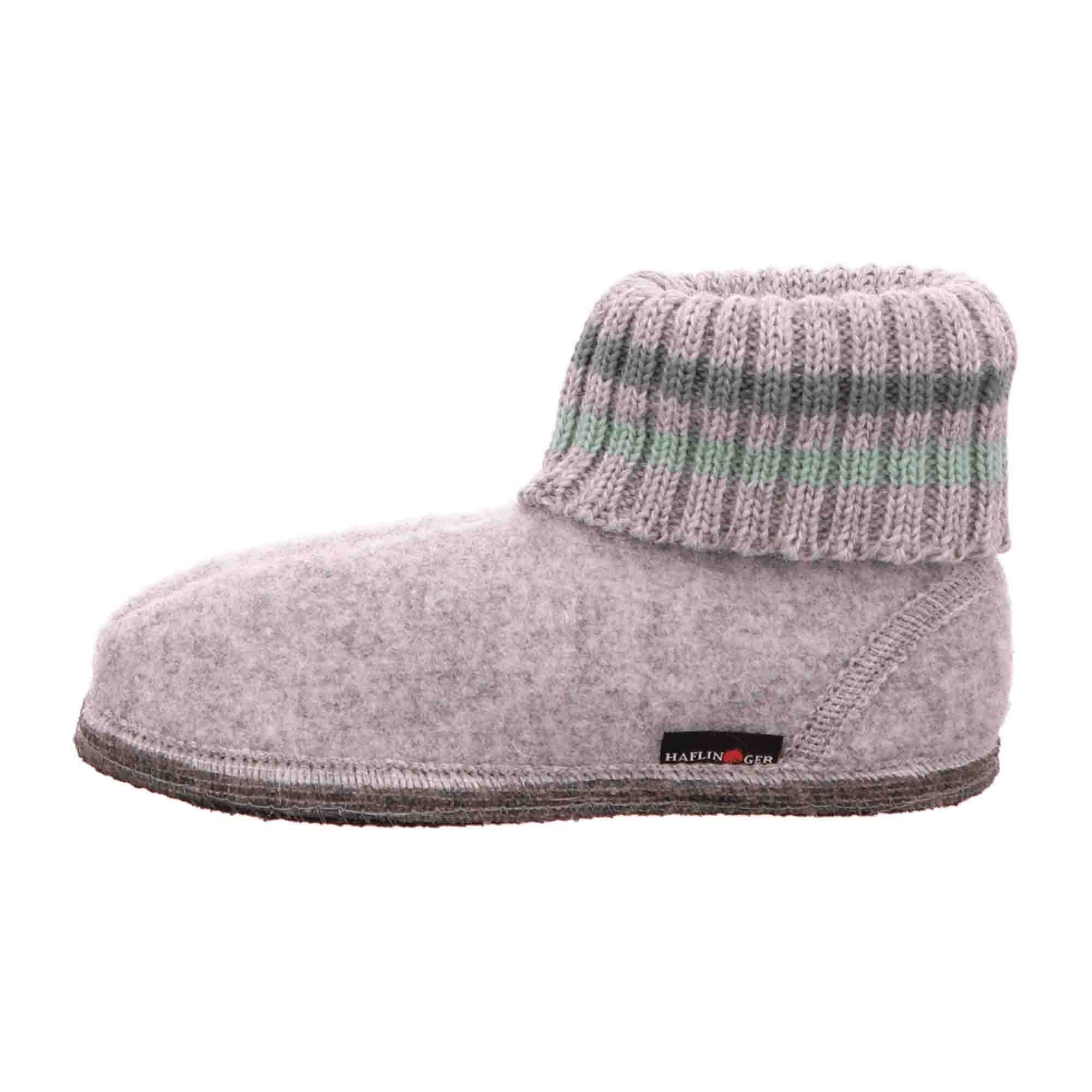 Haflinger Paul Women's Grey Slippers - Comfortable & Stylish