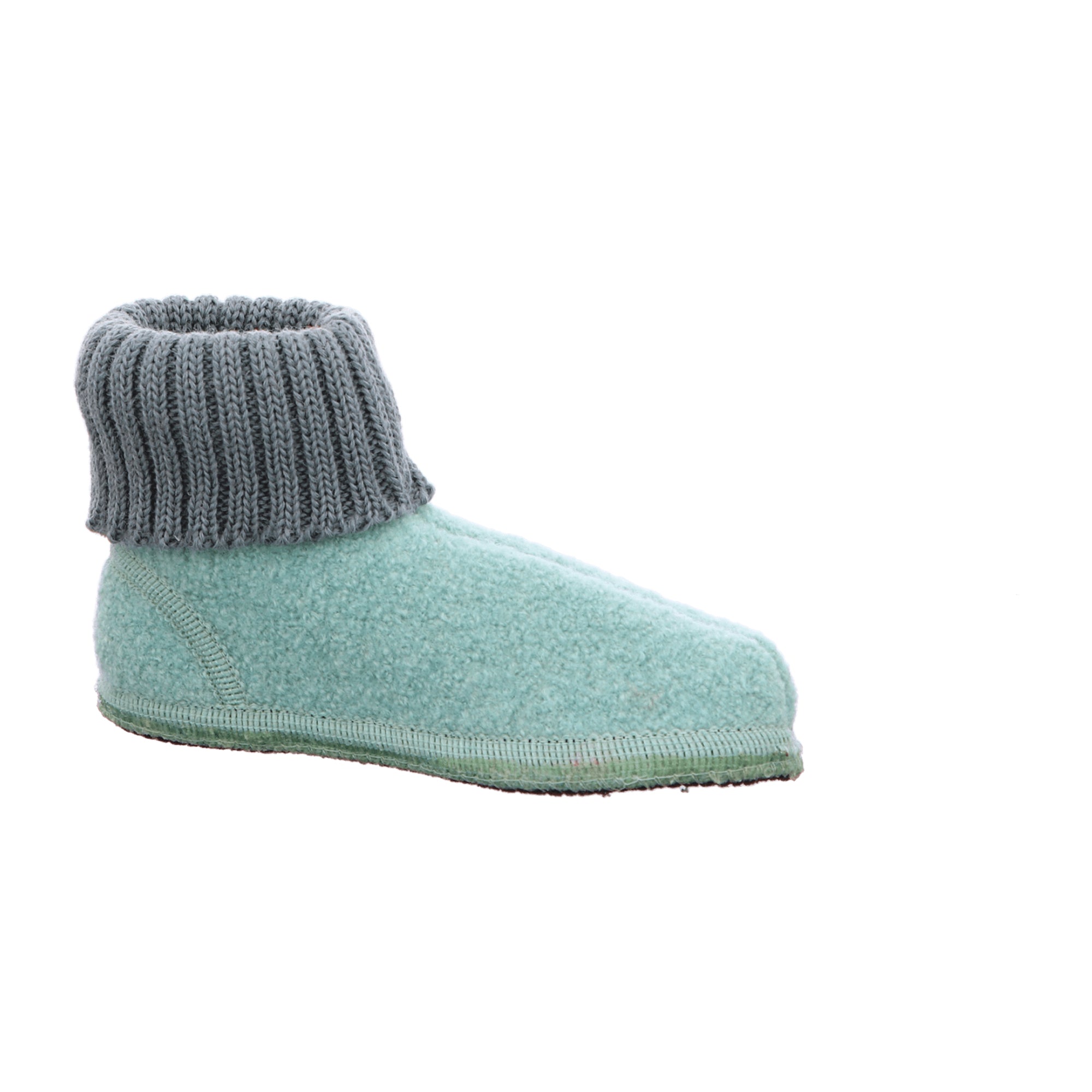 Haflinger Karl Women's Slippers, Turquoise - Cozy & Stylish Indoor Footwear