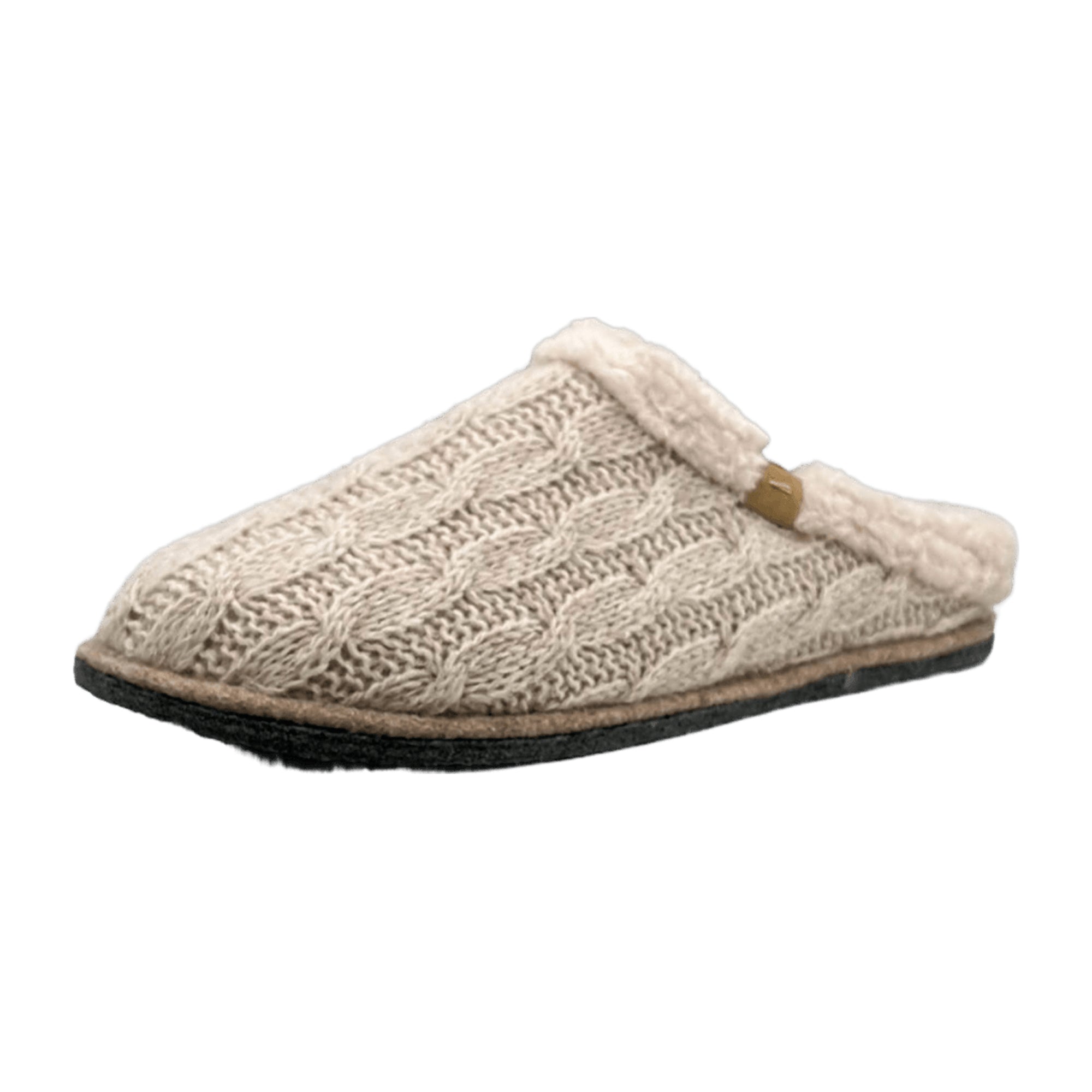 Rohde Beige Women's House Slippers 6829 Cotton Autumn Winter Comfortable