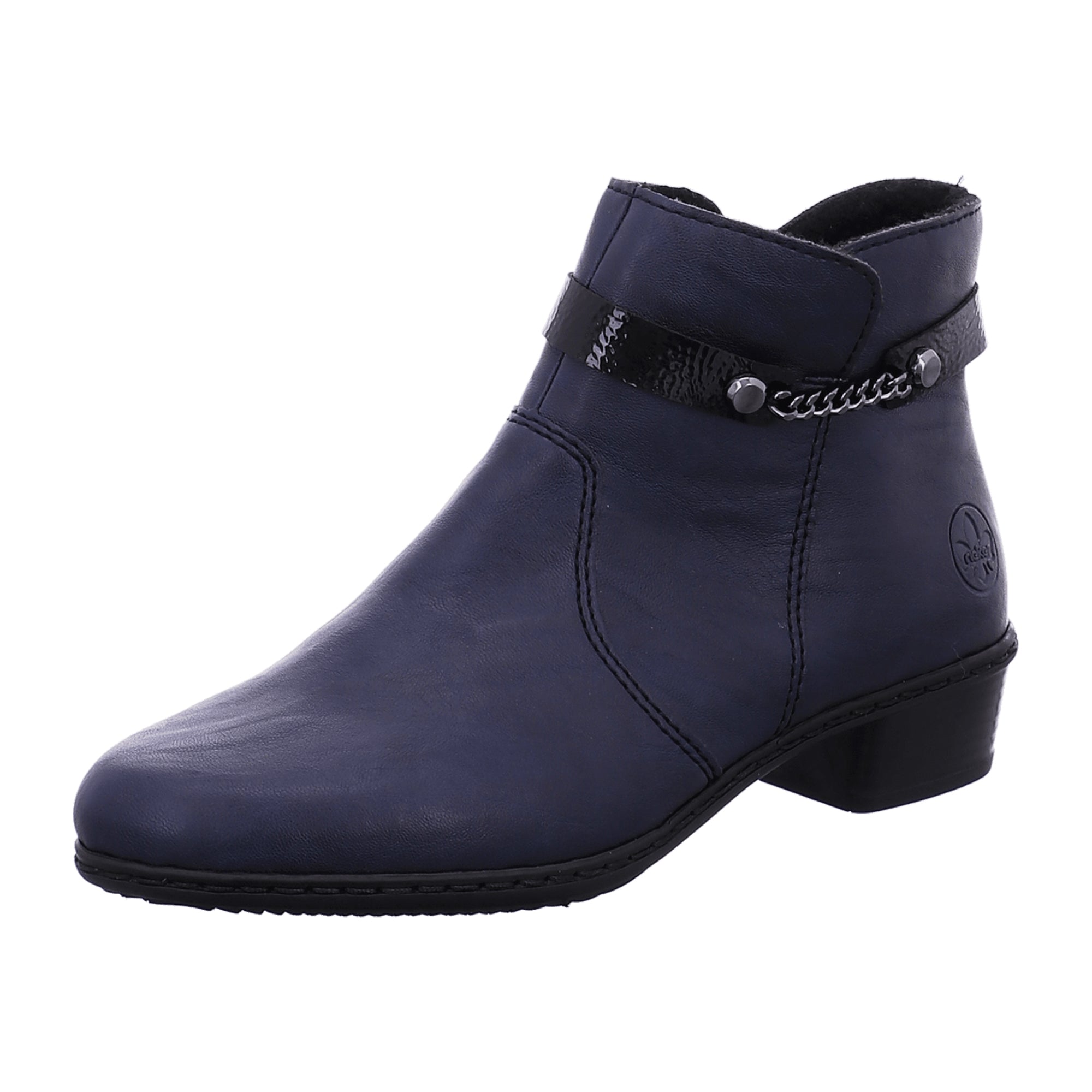 Rieker Comfortable Blue Ankle Boots for Women