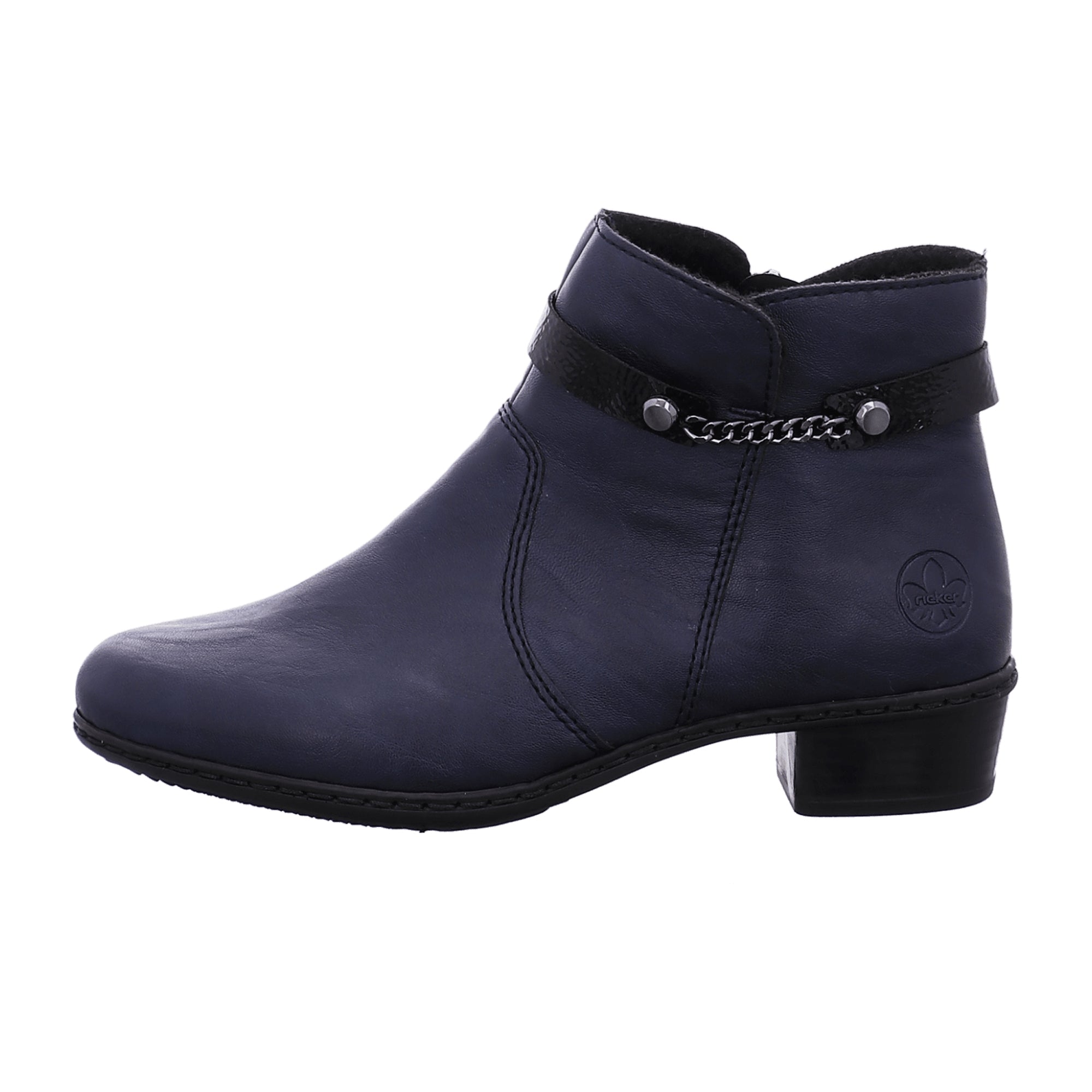 Rieker Comfortable Blue Ankle Boots for Women