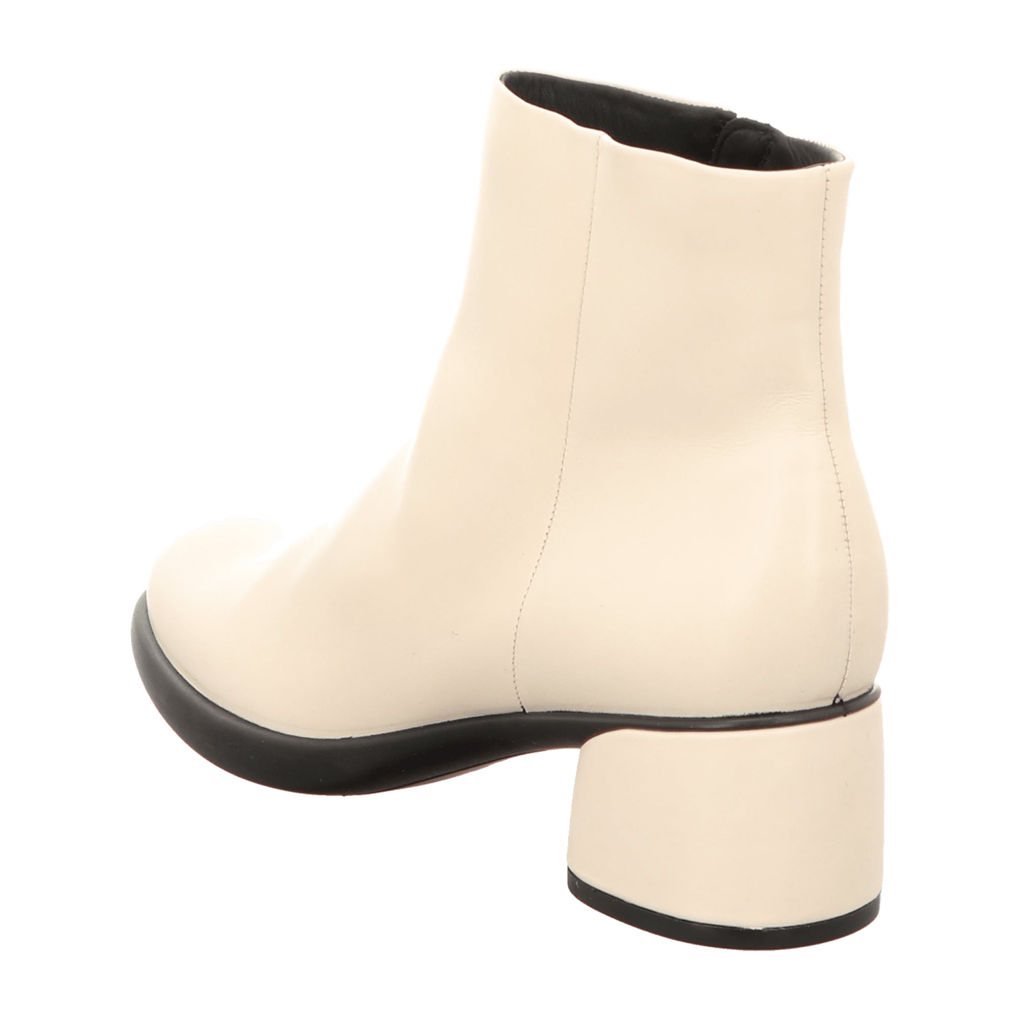 Ecco Sculpted Cream White Ankle Boots for Women, Elegant and Durable - Model 222413