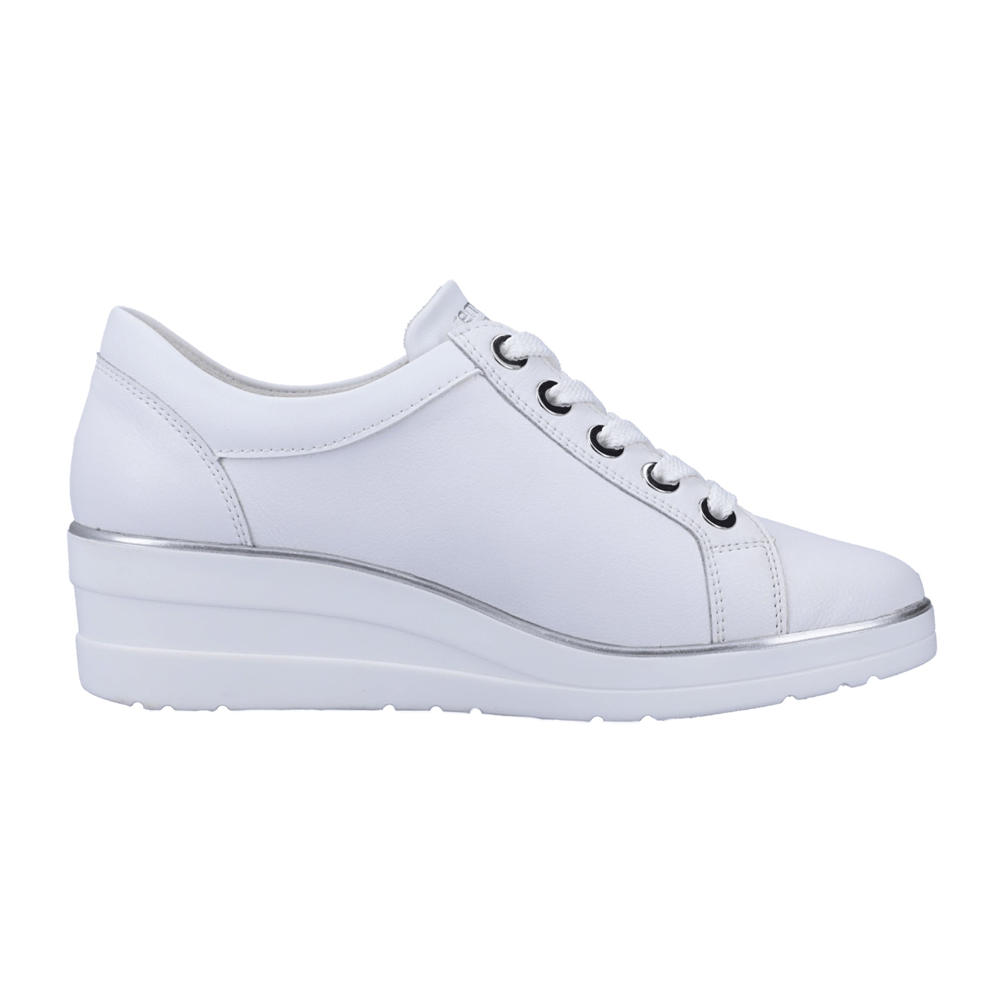 Remonte Komfort Lace-Up Shoes for Women in White Stylish and Comfortable