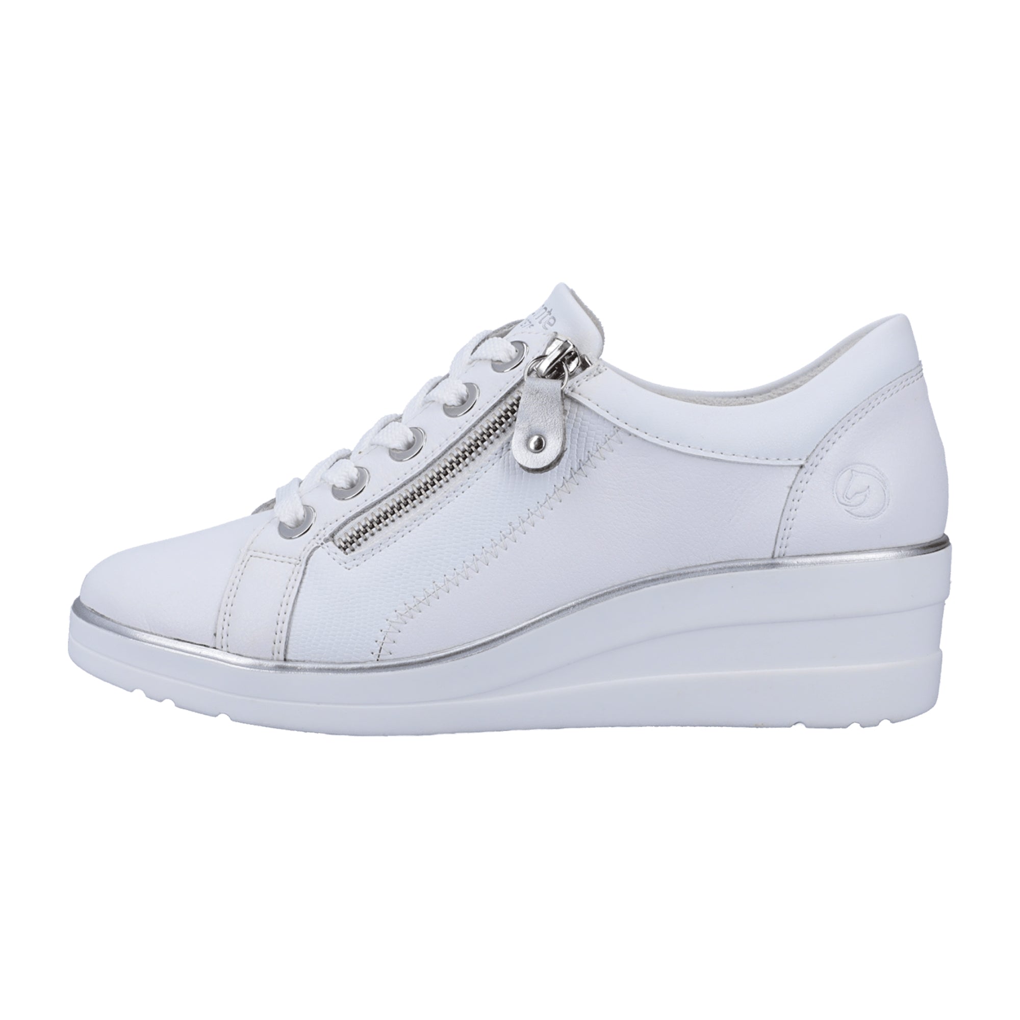 Remonte Komfort Lace-Up Shoes for Women in White Stylish and Comfortable