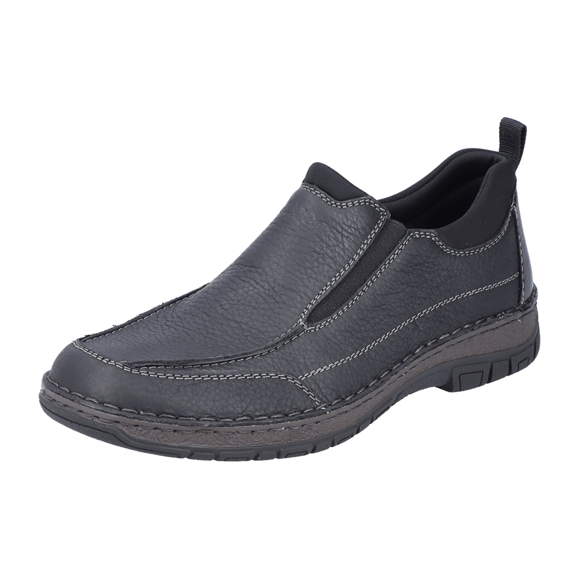 Rieker HWK Men's Black Slip-On Shoes for Men