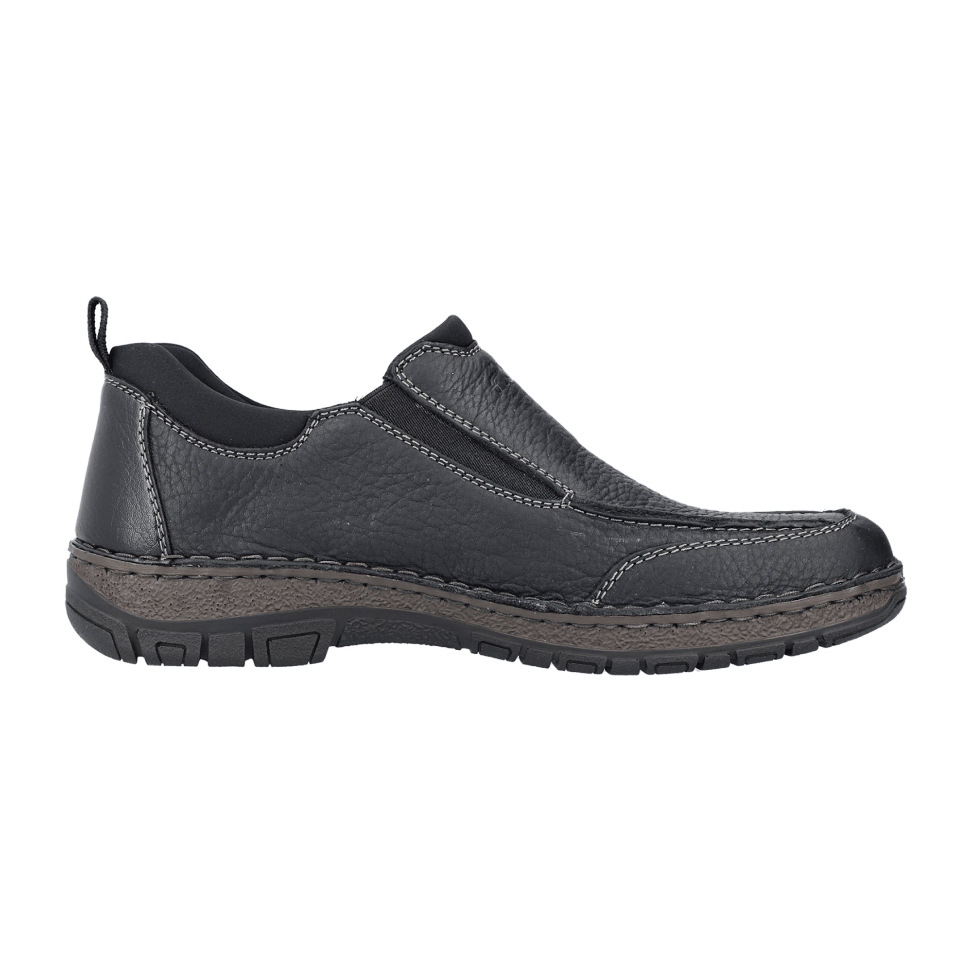 Rieker HWK Men's Black Slip-On Shoes for Men