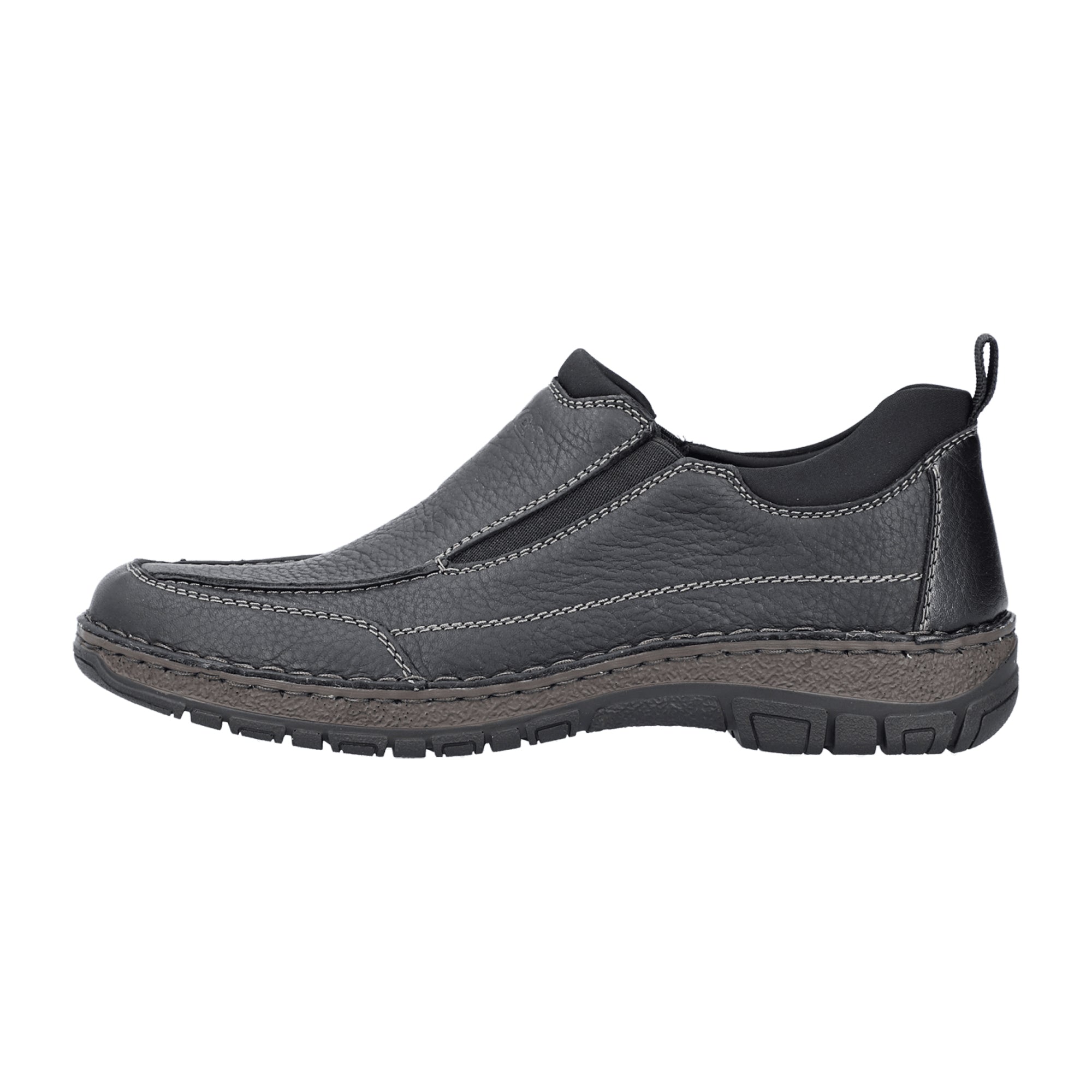 Rieker HWK Men's Black Slip-On Shoes for Men