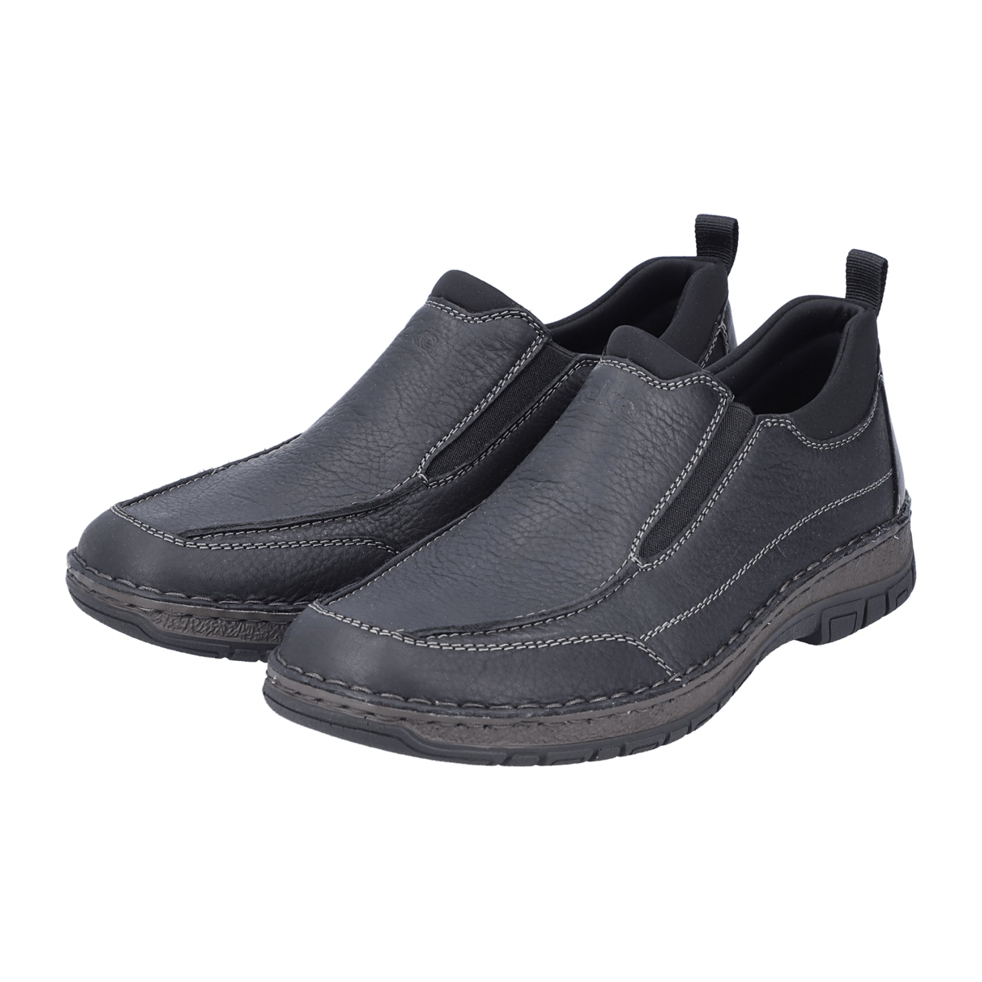 Rieker HWK Men's Black Slip-On Shoes for Men