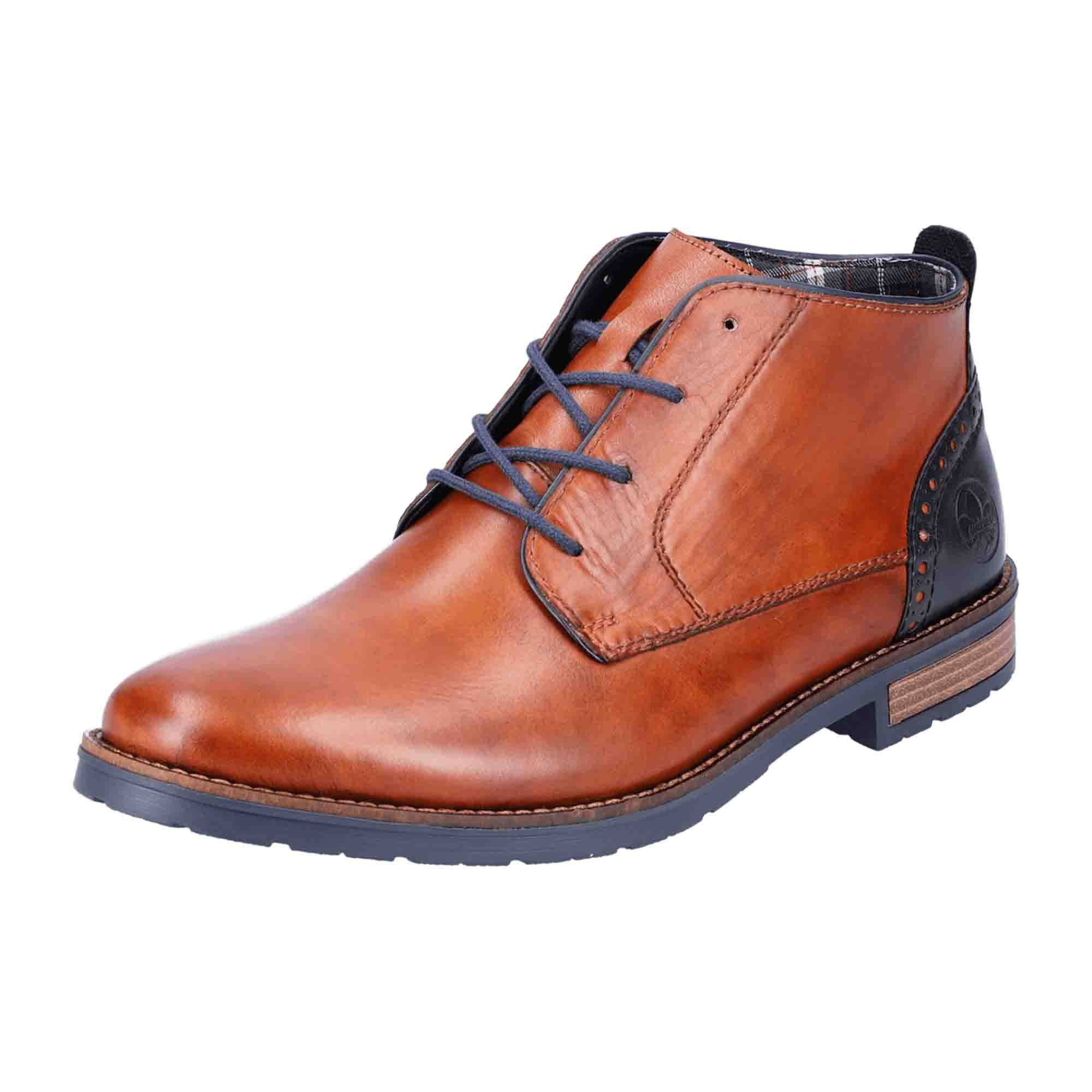 Rieker Brown Casual Lace-Up Shoes for Men Model 14605-22