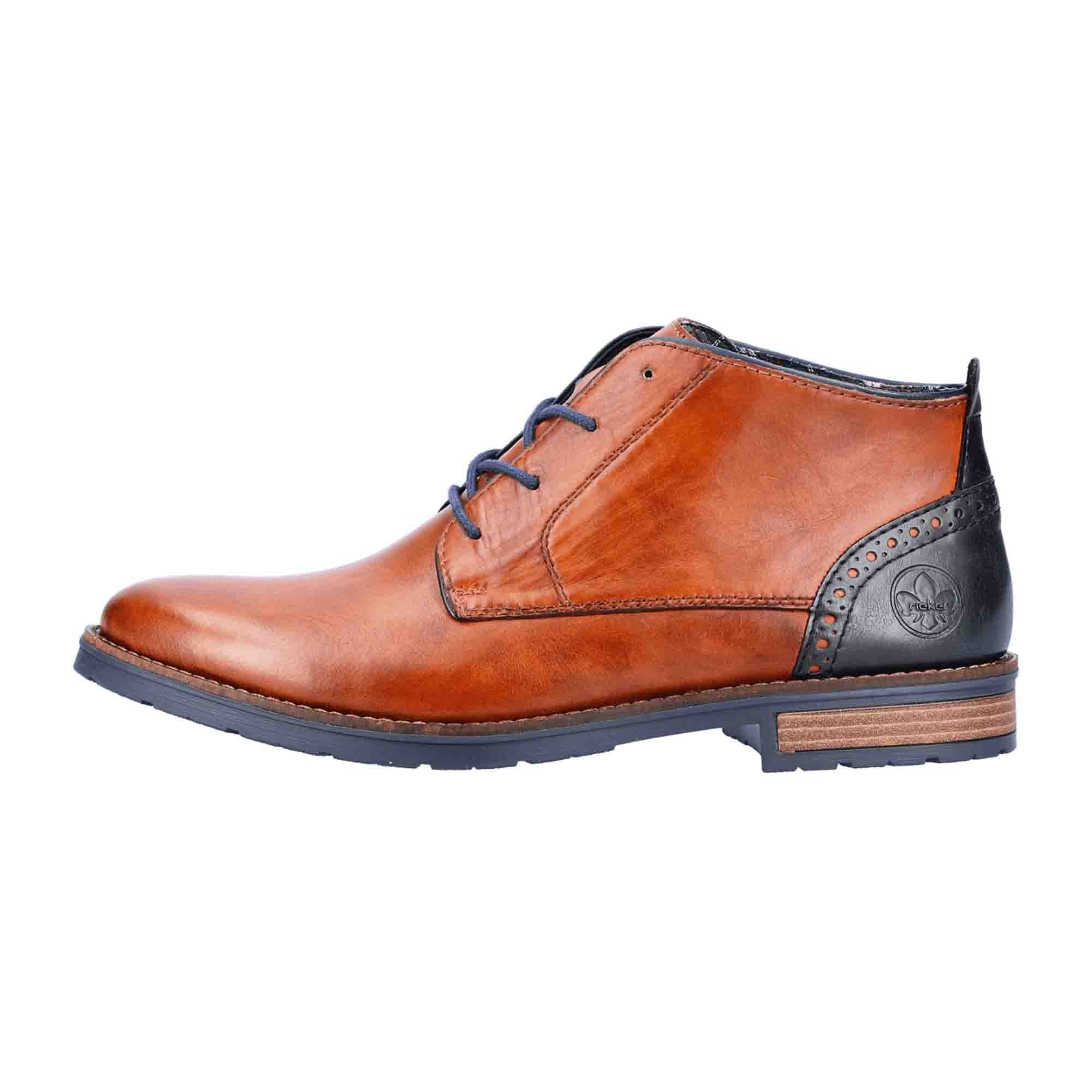 Rieker Brown Casual Lace-Up Shoes for Men Model 14605-22