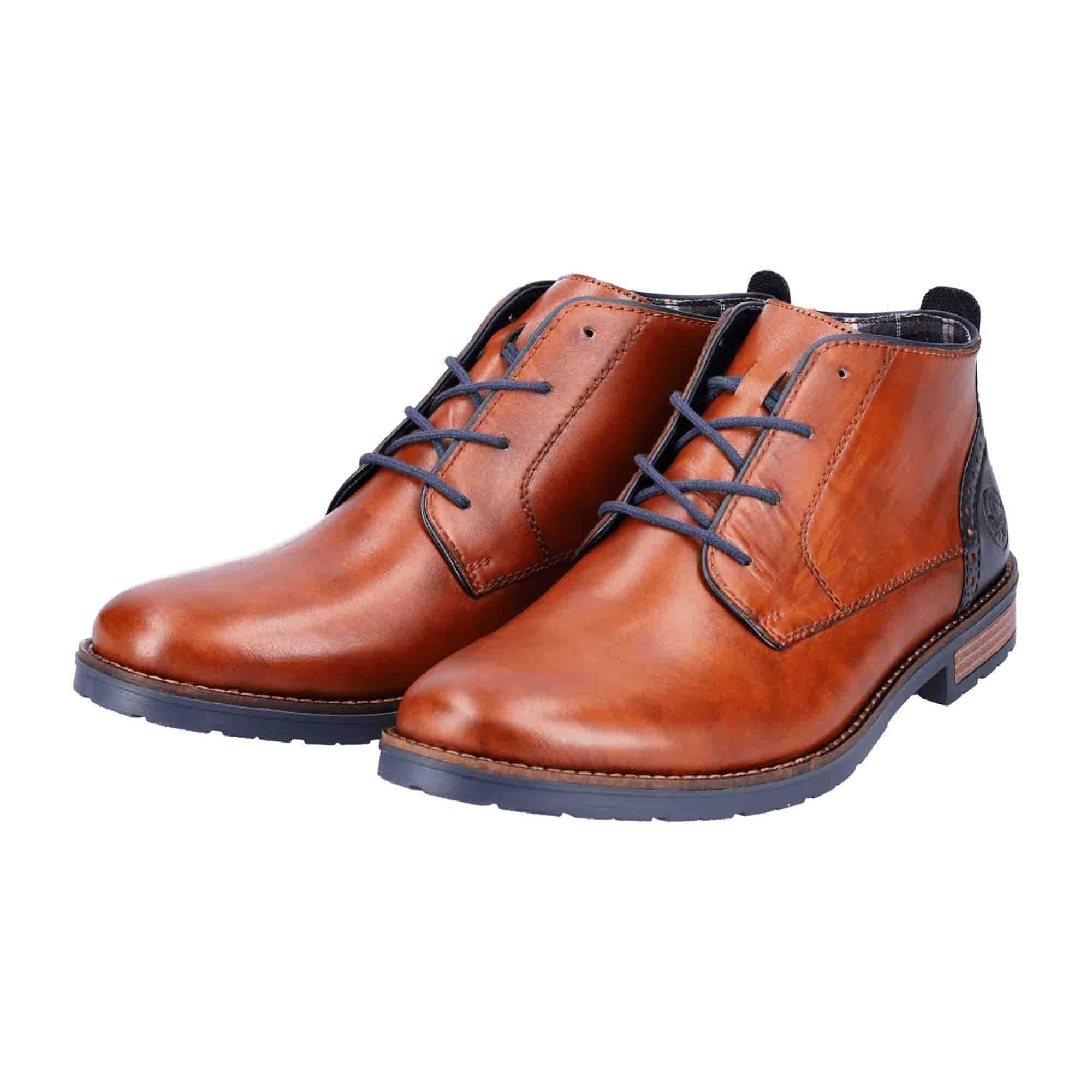 Rieker Brown Casual Lace-Up Shoes for Men Model 14605-22