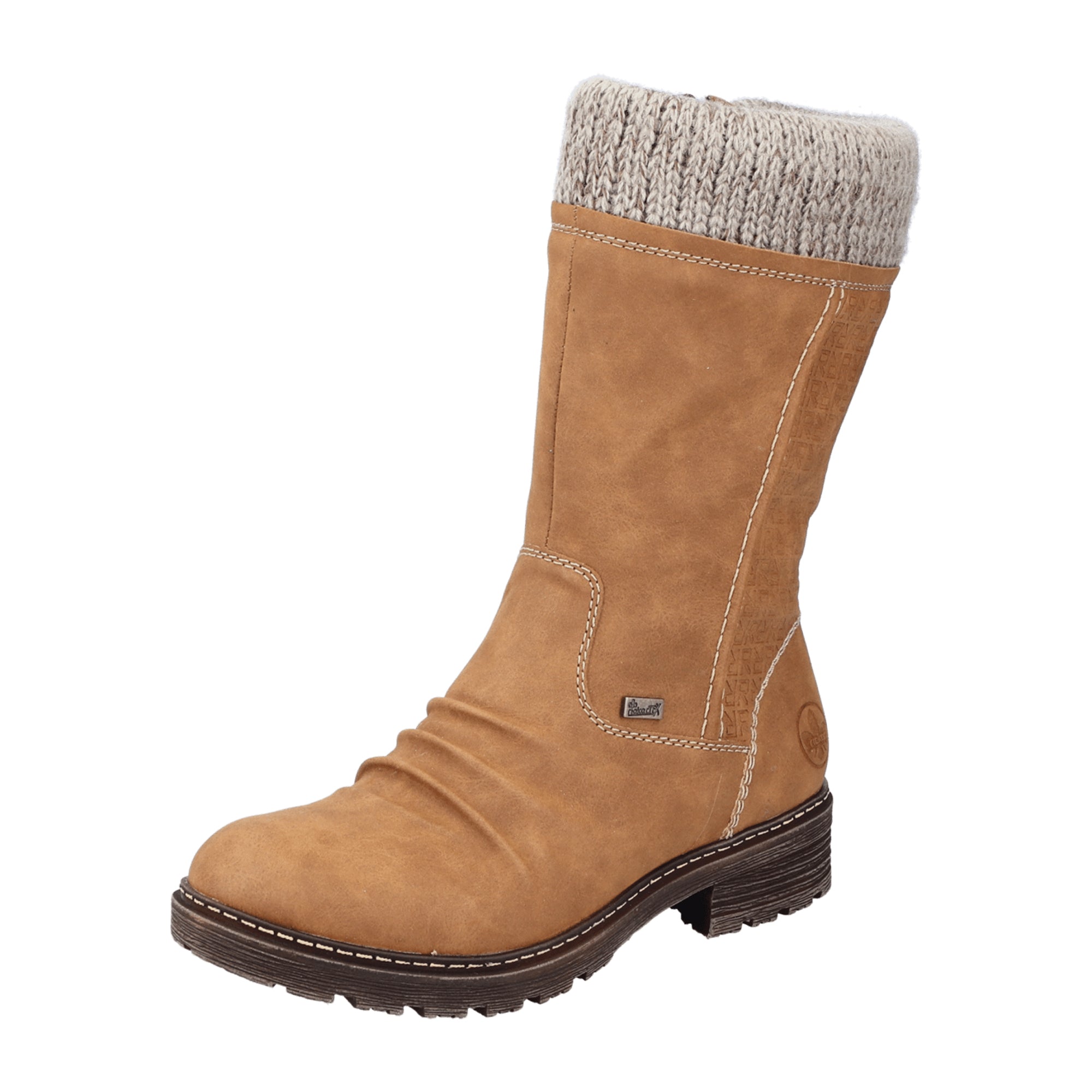 Rieker Brown Women's Boots with Warm Lining and RiekerTEX for Fall/Winter