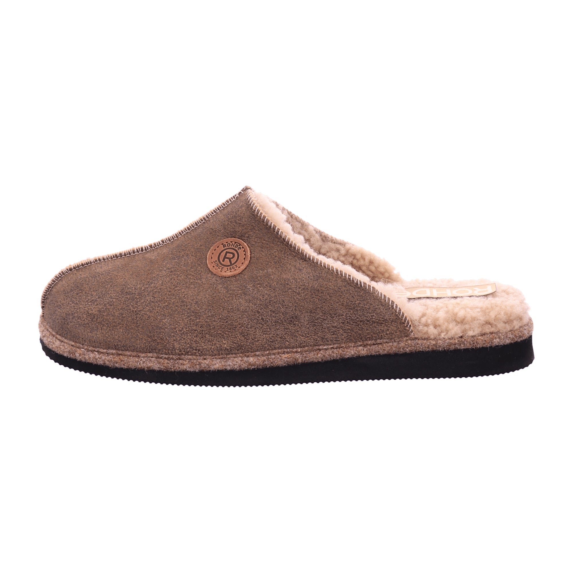 Rohde Men's Beige House Slippers for Fall/Winter