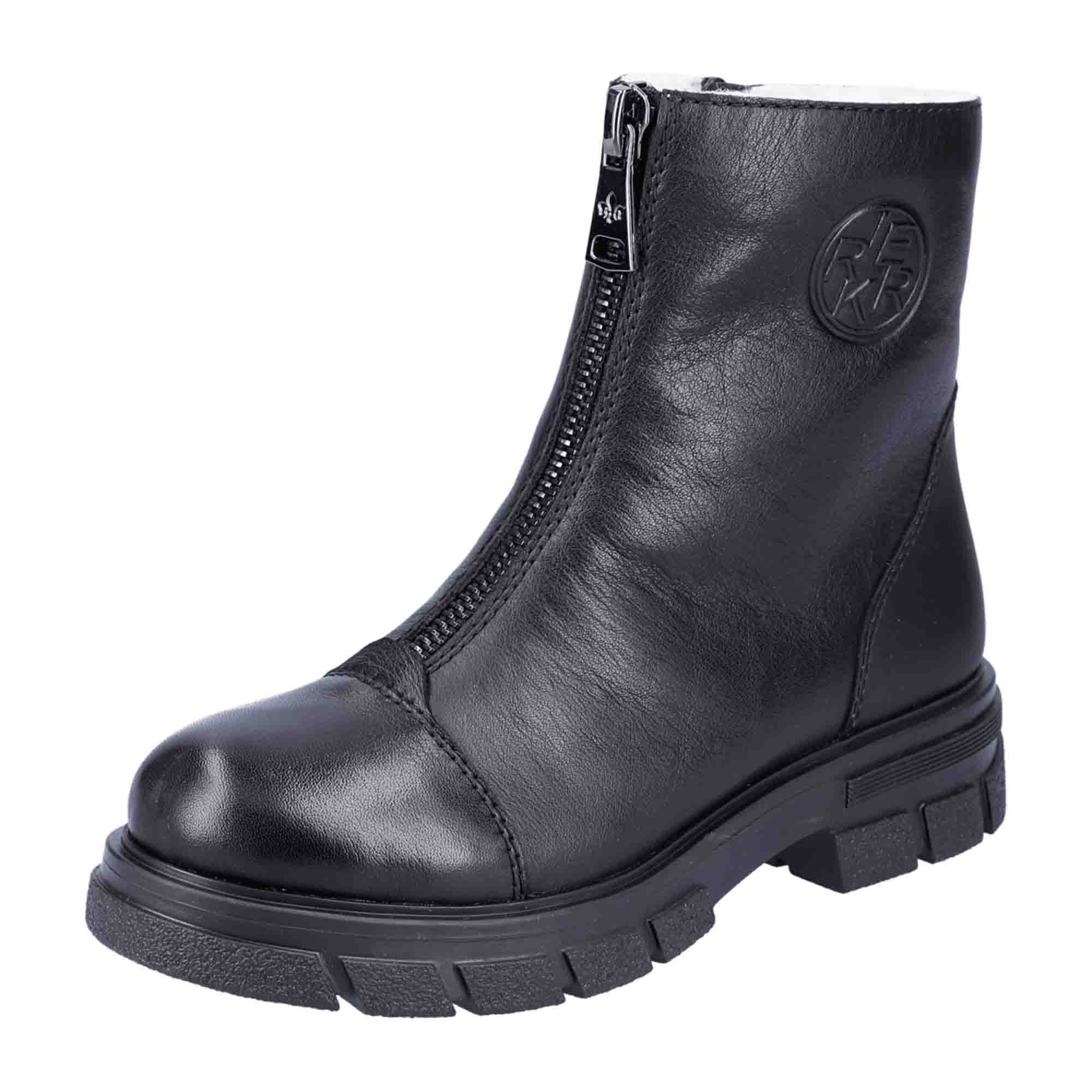 Rieker Black Women's Boots for Fall and Winter