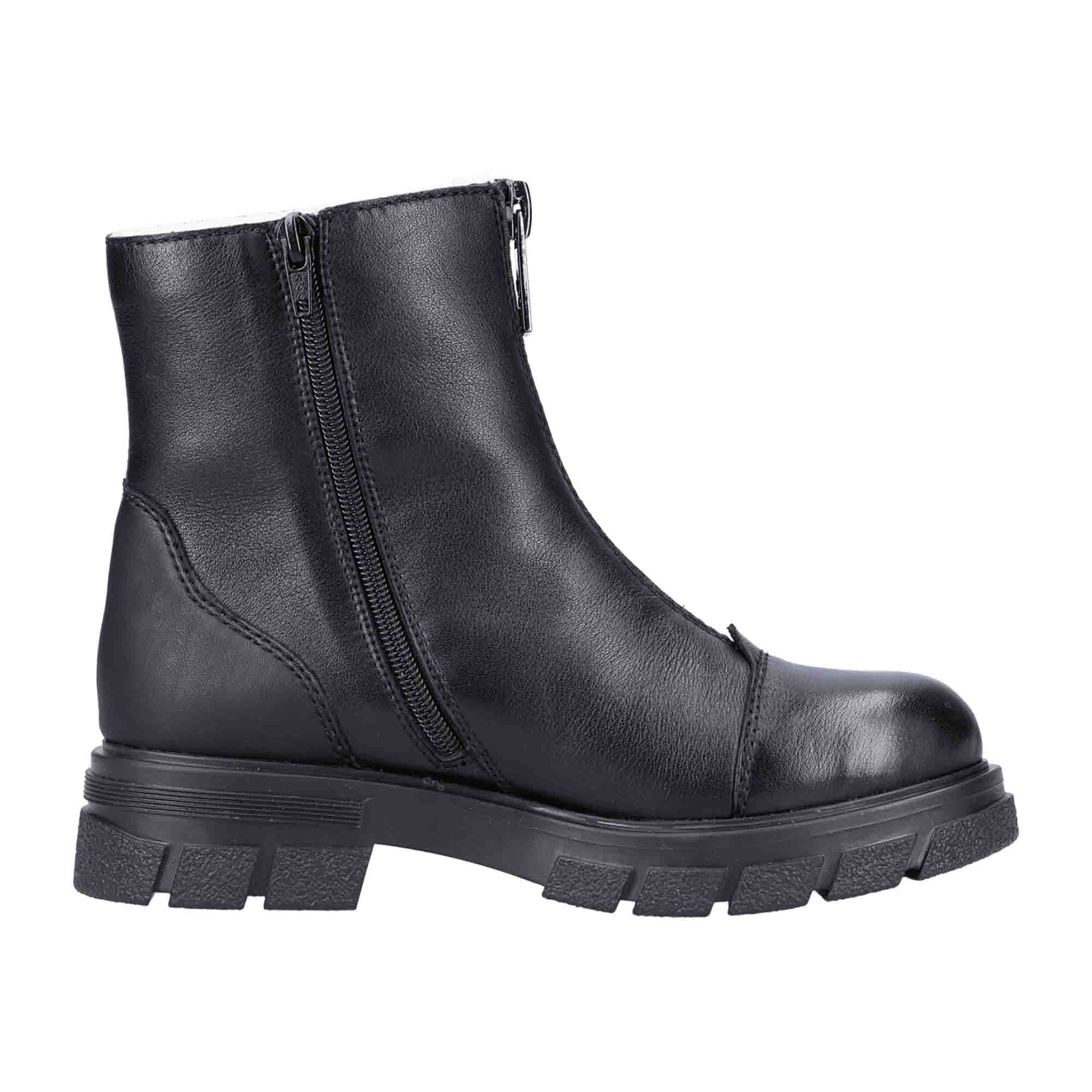 Rieker Black Women's Boots for Fall and Winter