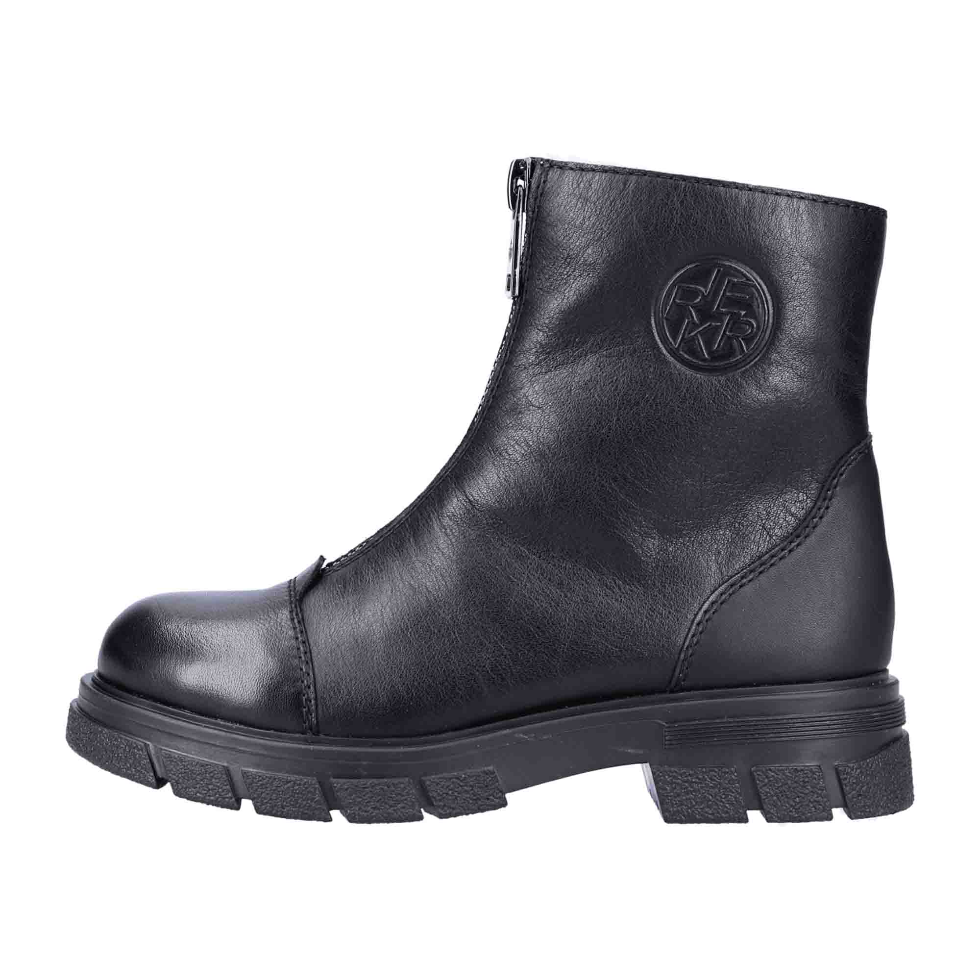 Rieker Black Women's Boots for Fall and Winter