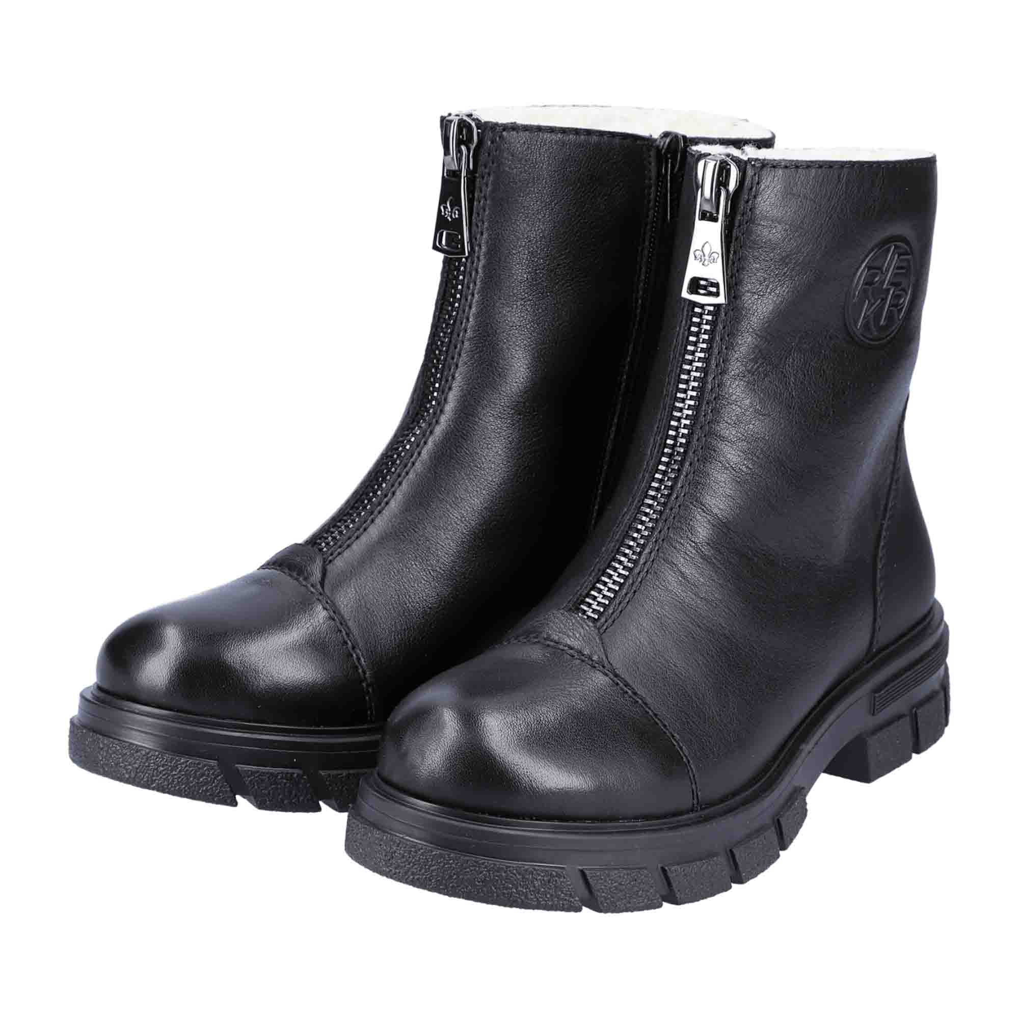 Rieker Black Women's Boots for Fall and Winter