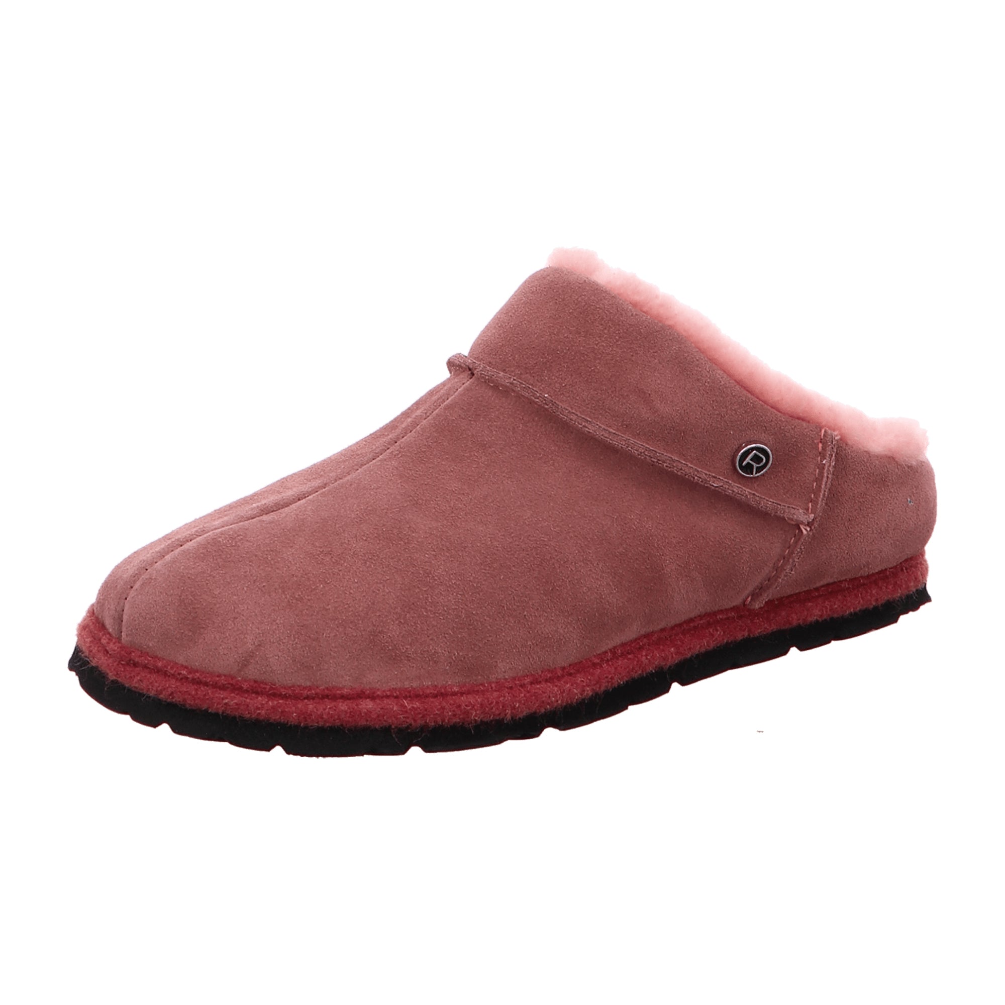 Rohde Gardena 7070-45 Pink Suede Women's Slip-On Shoes Warm Lined Winter Boots