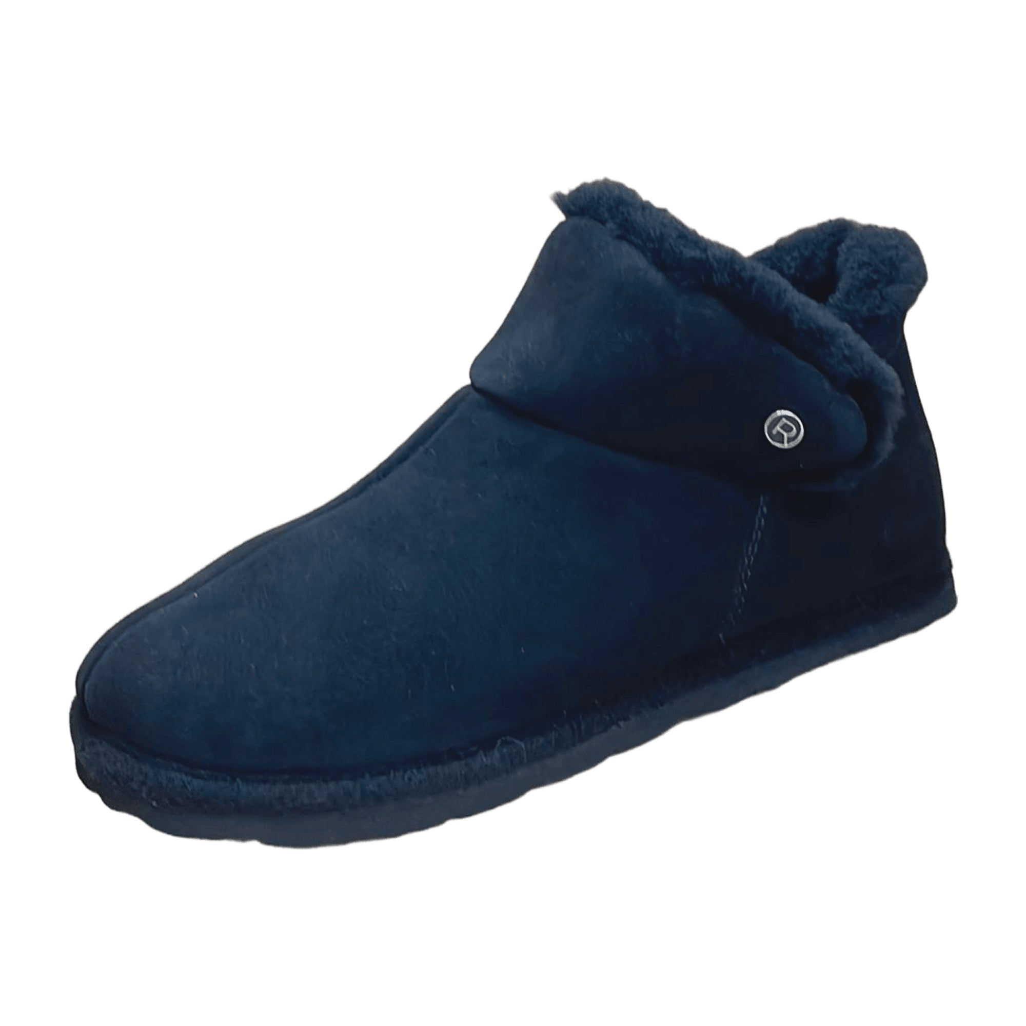 Rohde Gardena Black Leather Women's Shoes with Warm Lining and Removable Insole