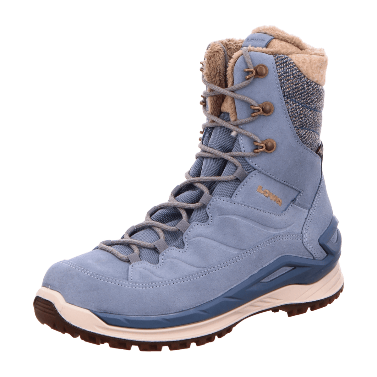 LOWA Women's Trekking & Hiking Shoes Ice Blue Taupe