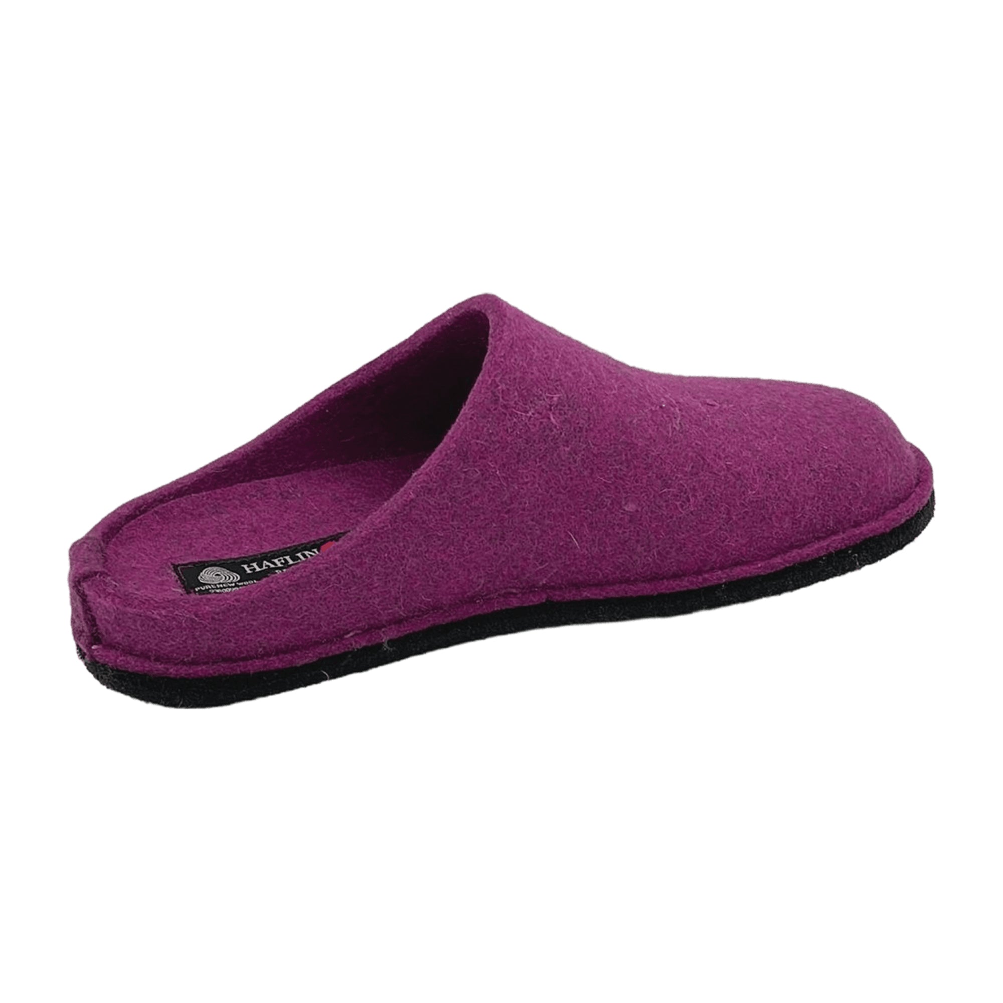 Haflinger Flair Soft Women's Slippers - Mulberry Purple, Cozy & Stylish