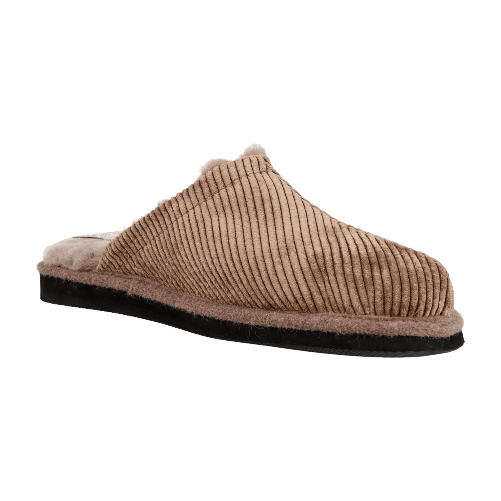 Rohde Men's Brown Slippers Comfortable Flat Shoes for Fall Winter