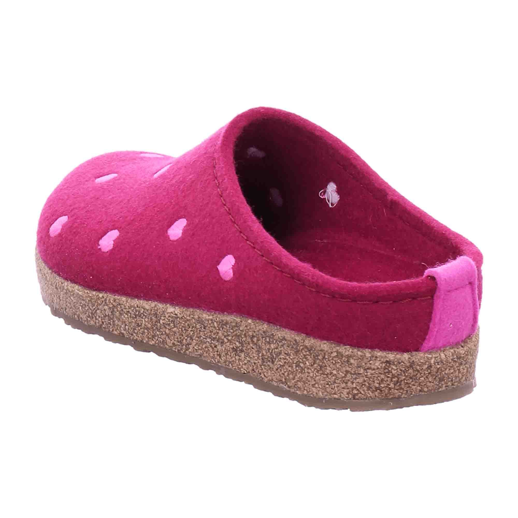 Haflinger Women's Slippers in Pink - Comfortable & Stylish Indoor Footwear