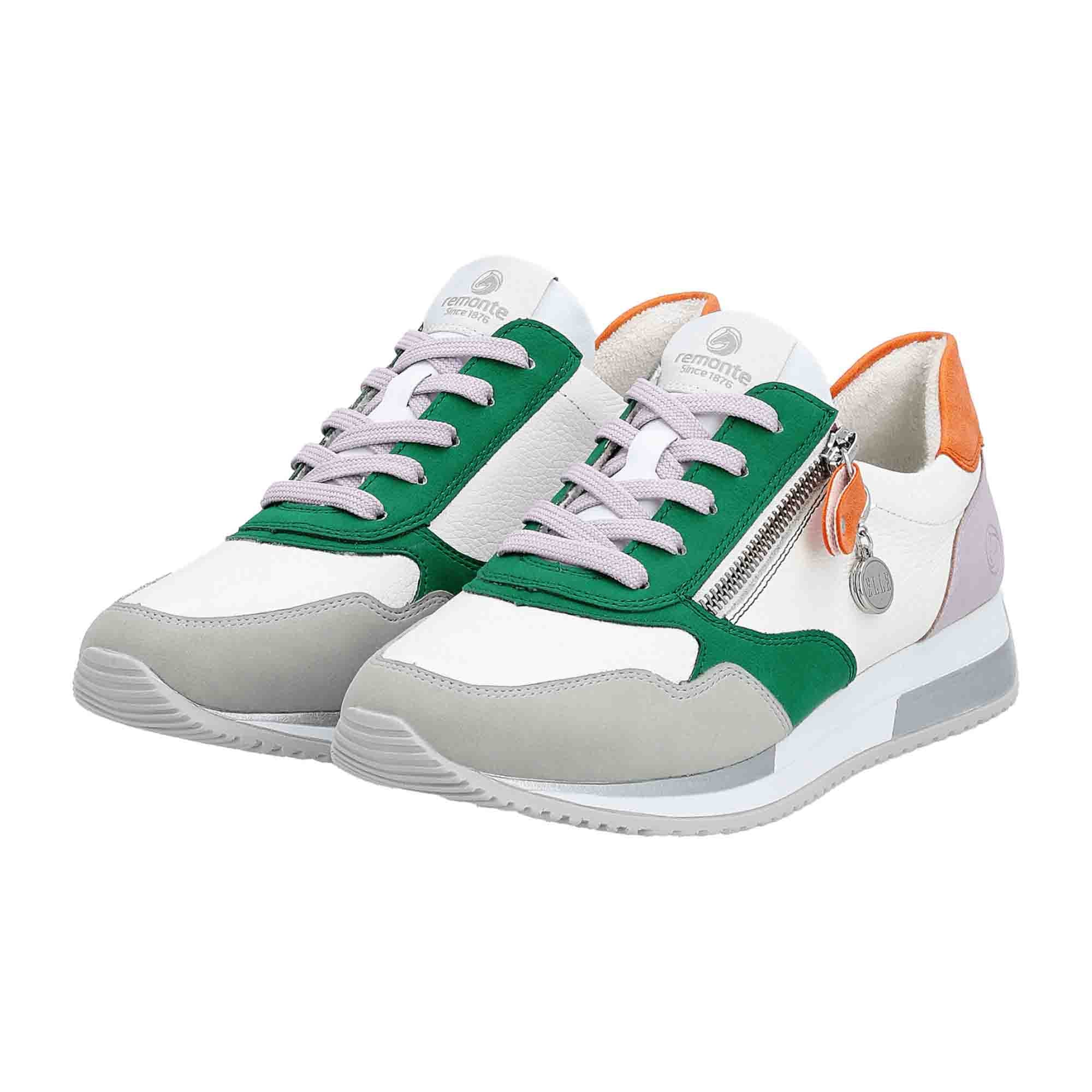 Remonte Women's Multicolor Casual Shoes with Zip and Lace-Up Closure