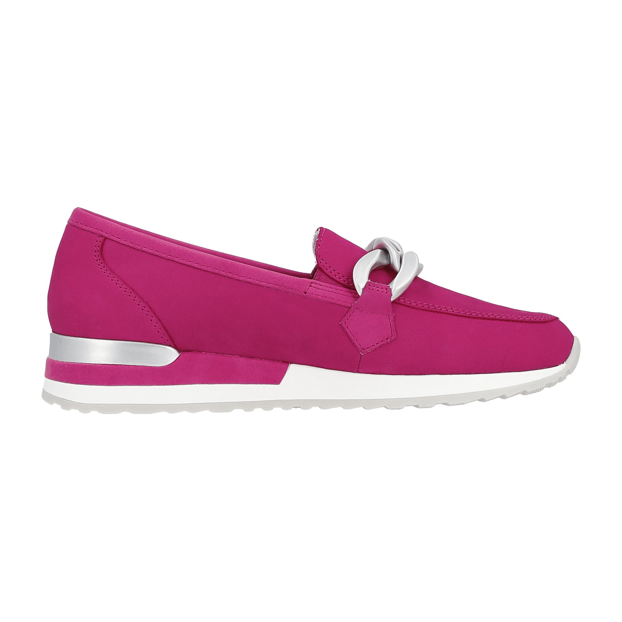 Remonte Pink Slip-On Women's Shoes R254432 Suede Upper Textile Lining