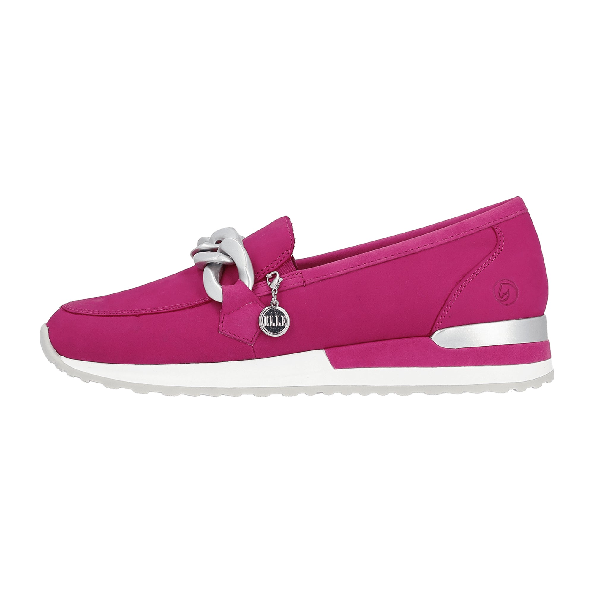 Remonte Pink Slip-On Women's Shoes R254432 Suede Upper Textile Lining