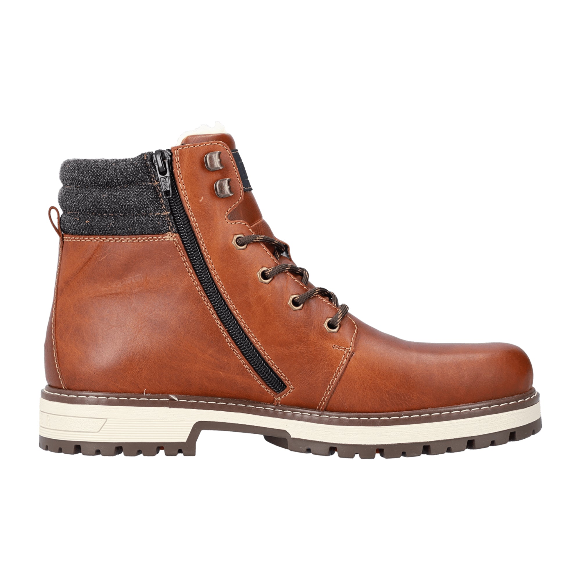 Rieker HWK Men's Brown Boots Durable and Comfortable Footwear