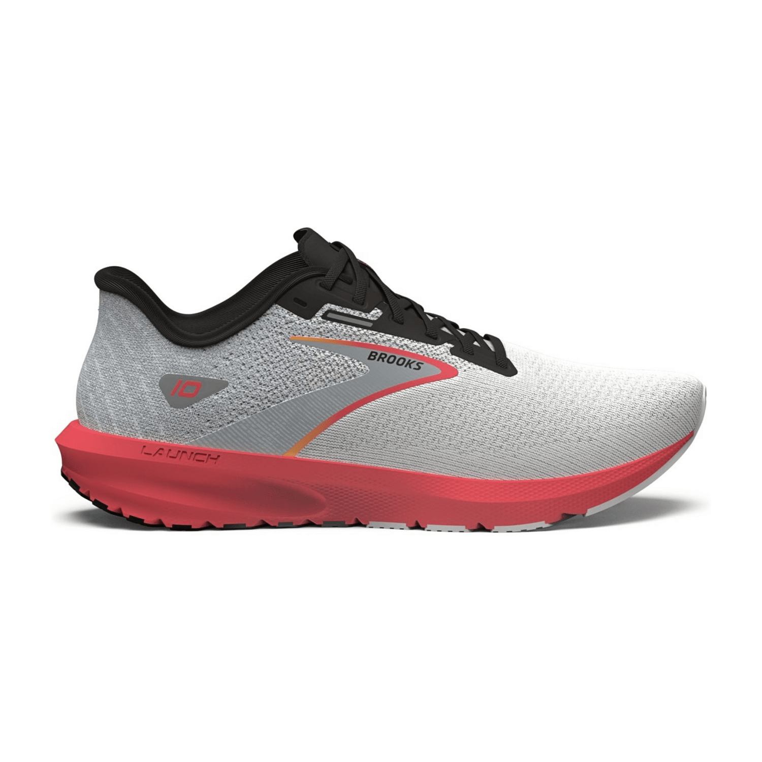 Brooks Launch 10 Men's Running Shoes - Blue, Cotton Upper, Rubber Outsole, Textile Lining