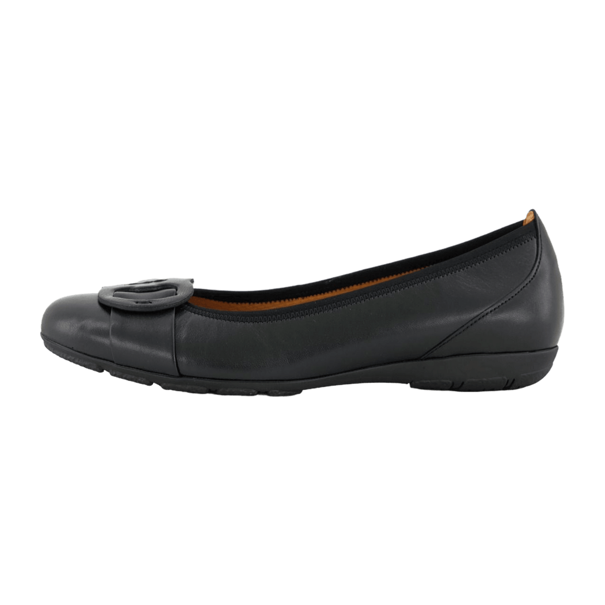 Gabor Women's Classic Ballet Flats Black Leather