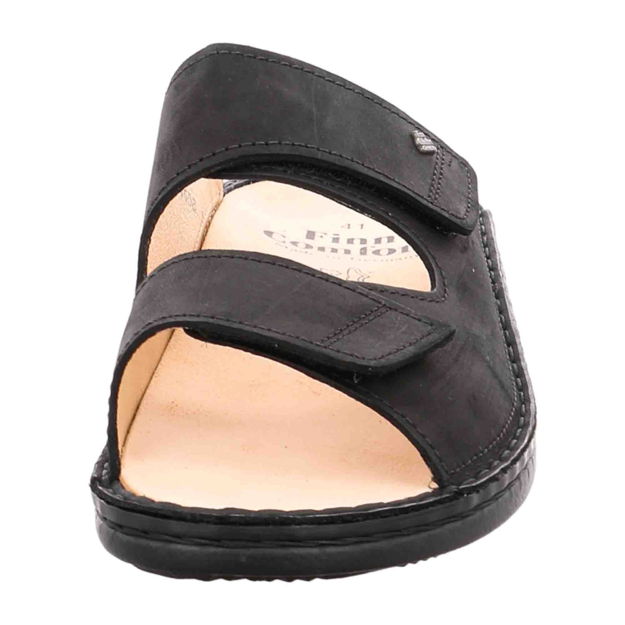 Finn Comfort Riad Men's Comfort Sandals - Elegant Black Leather