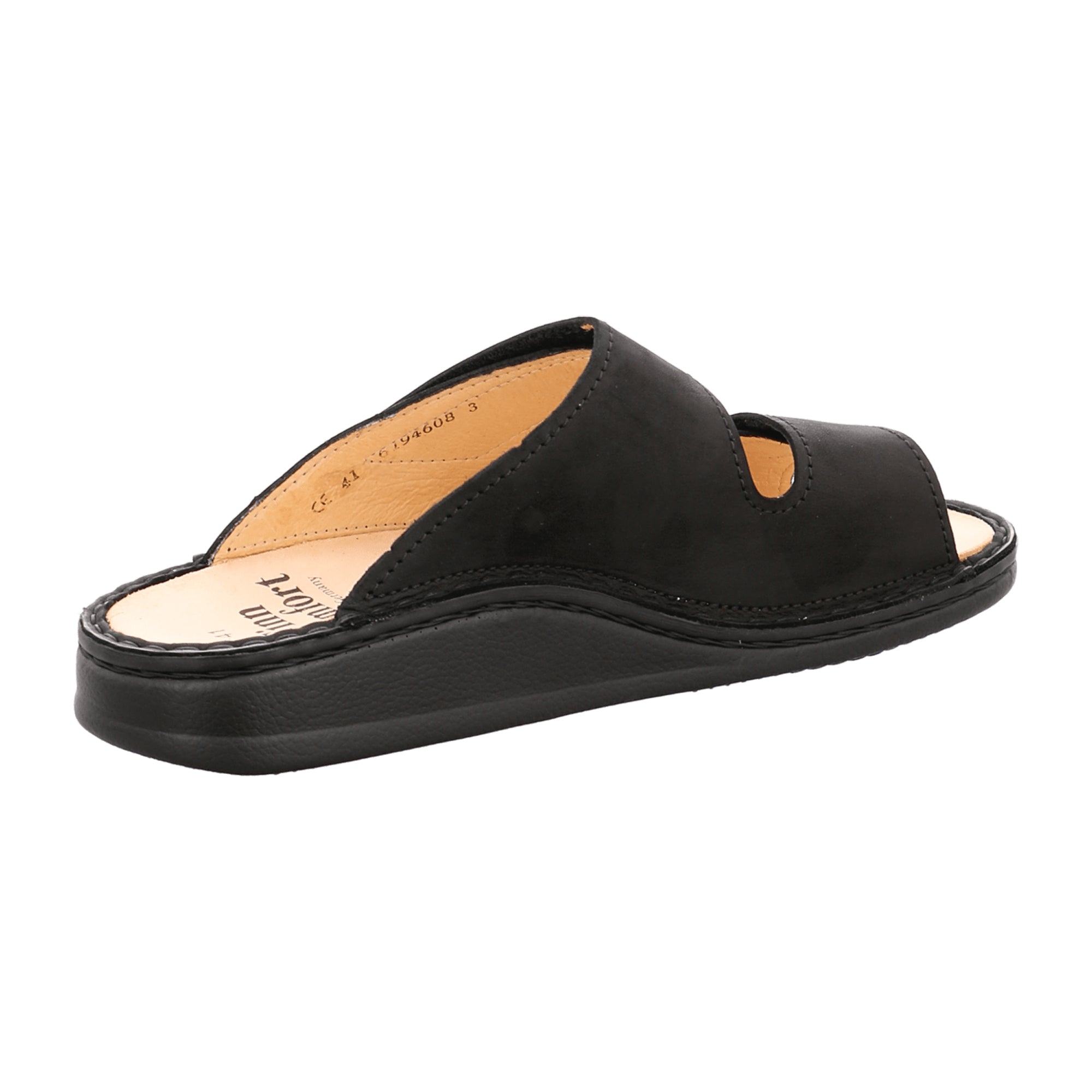 Finn Comfort Riad Men's Comfort Sandals - Elegant Black Leather