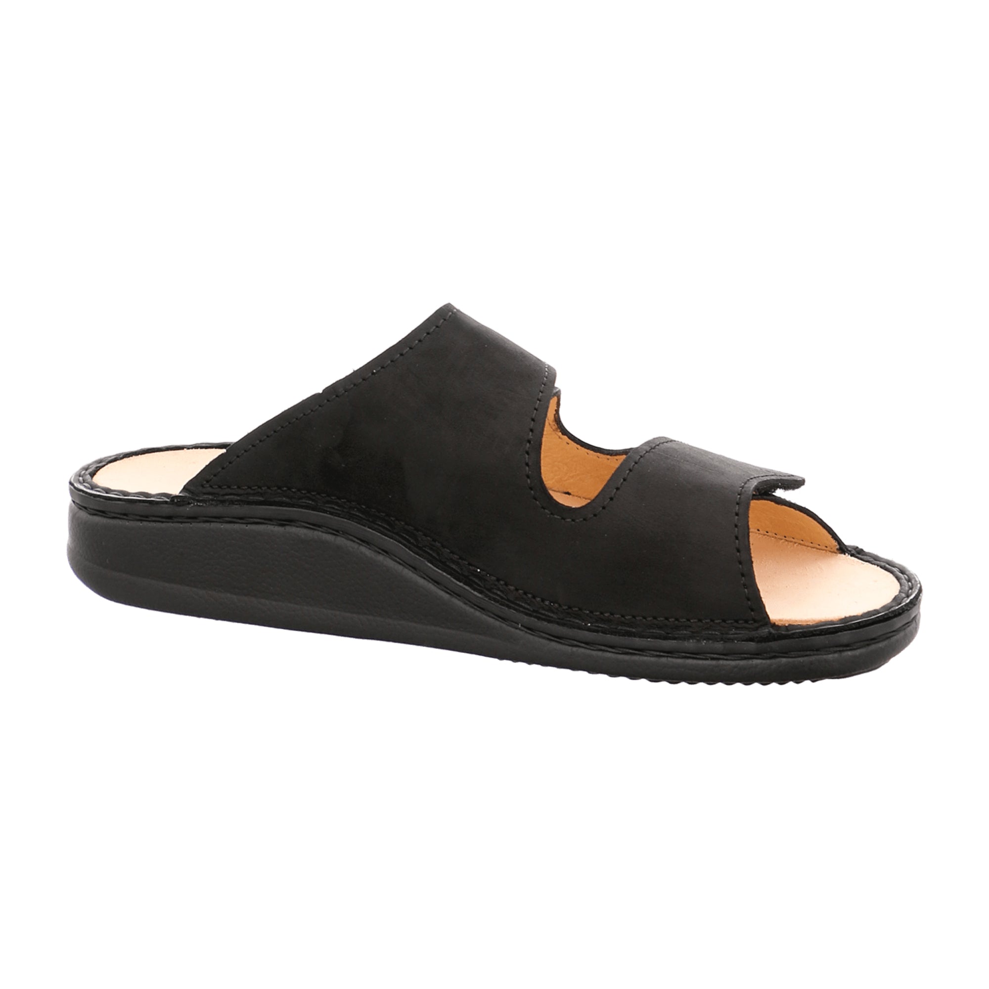 Finn Comfort Riad Men's Comfort Sandals - Elegant Black Leather