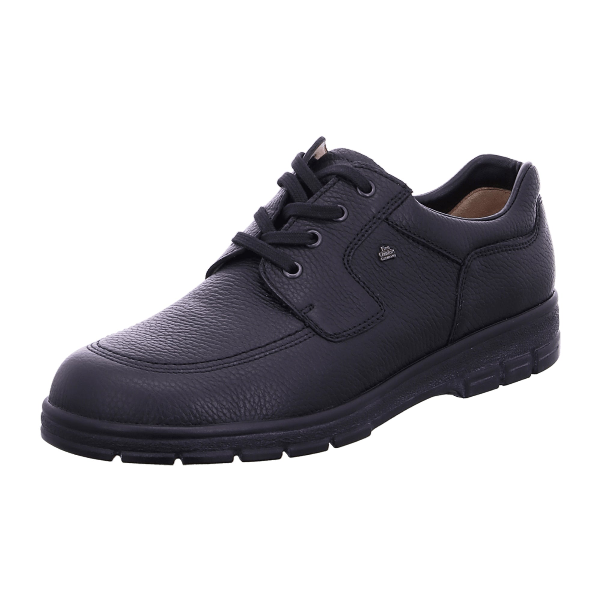 Finn Comfort Men's Comfortable Black Lace-Up Shoes | Stylish & Durable