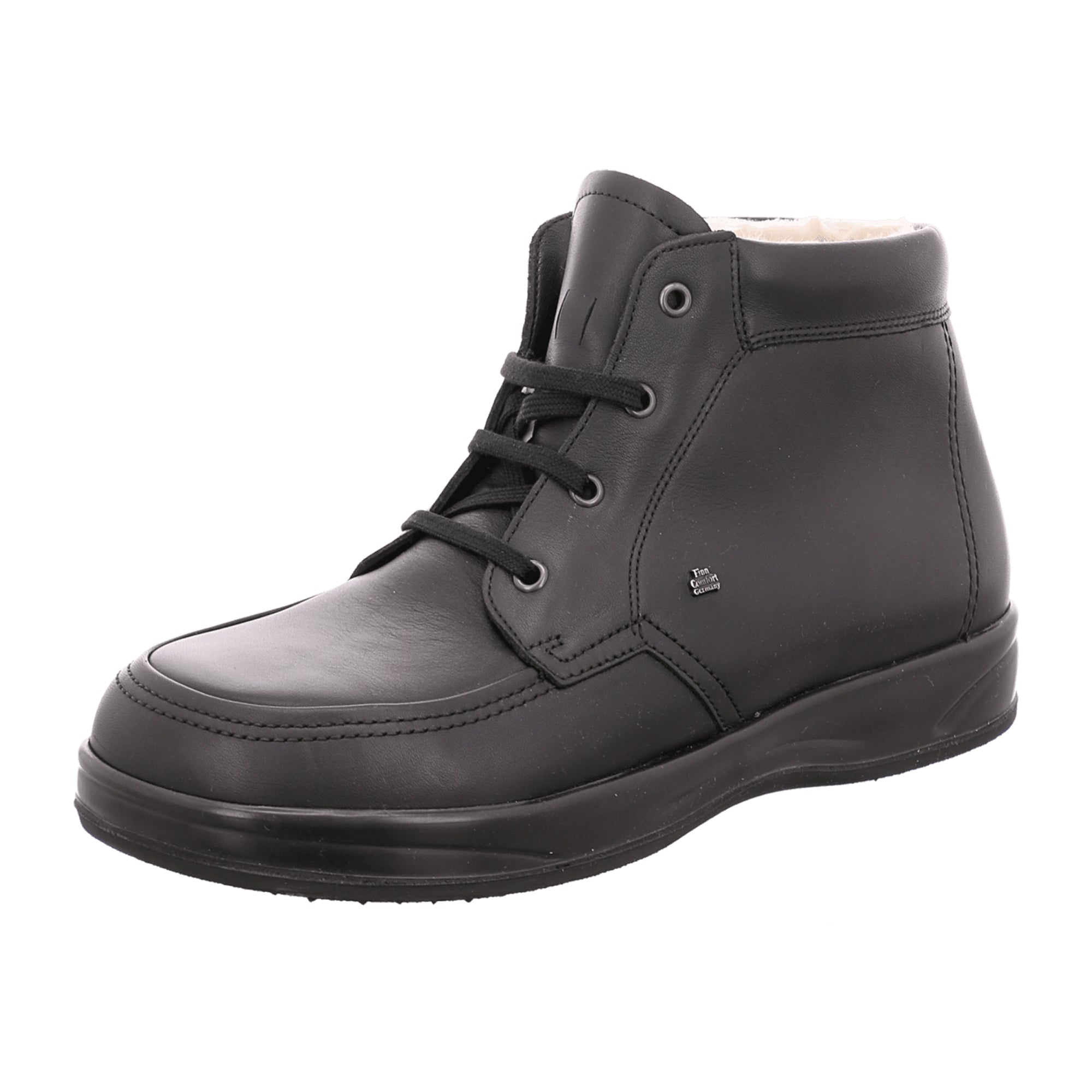 Finn Comfort Grenoble Men's Orthopedic Shoes – Stylish Black Leather